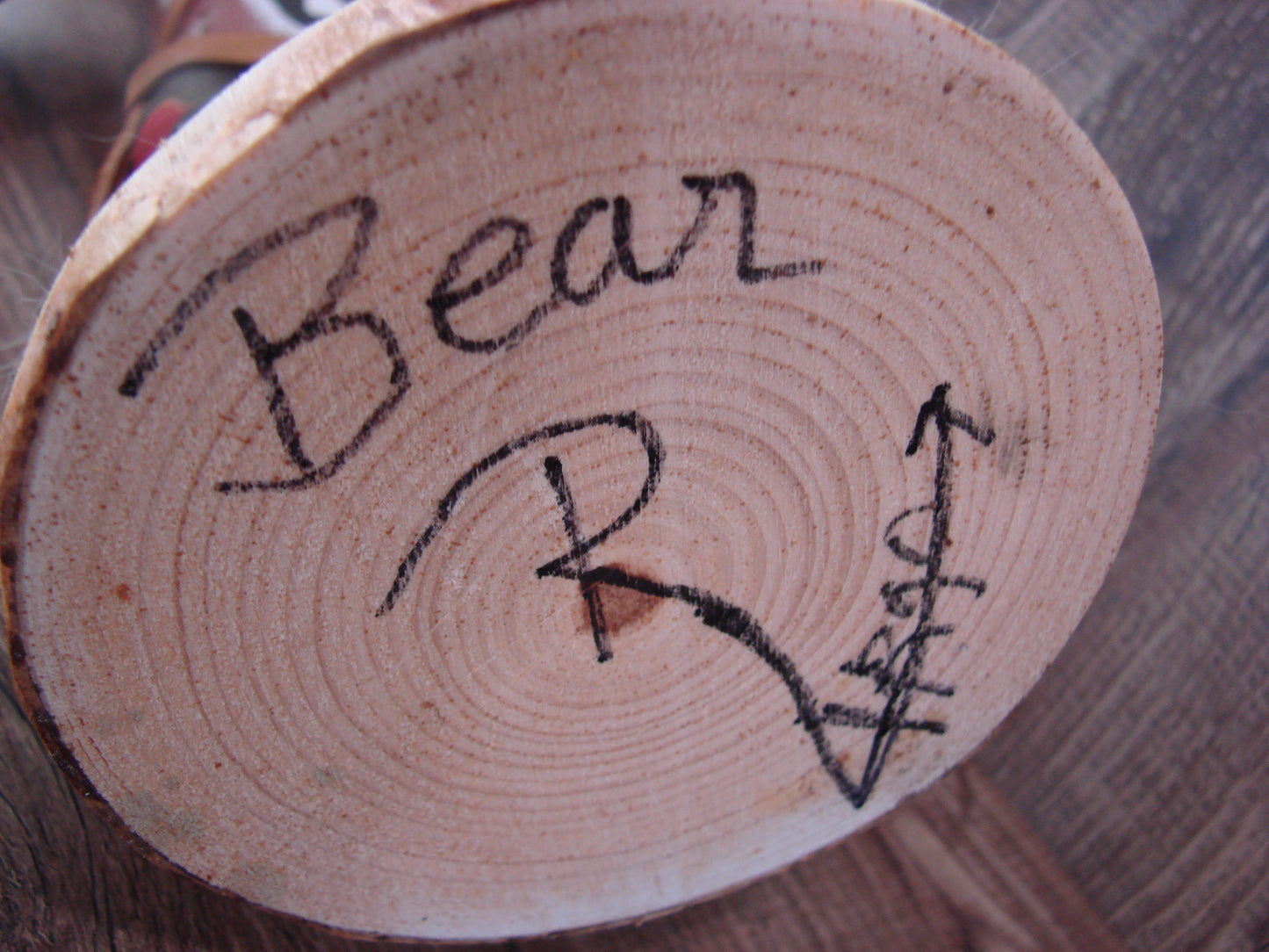 Native American Bear Kachina Dancer Signed Tsosie