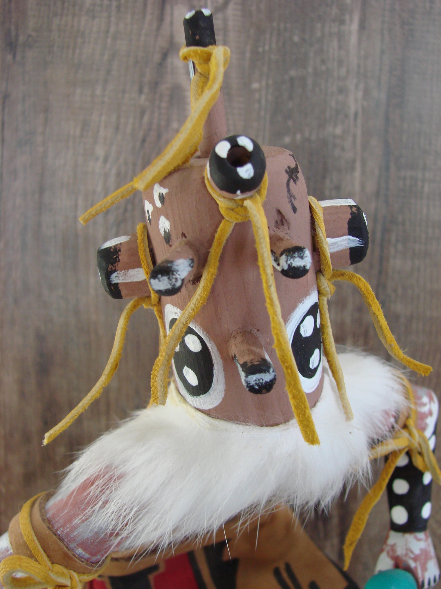 Native American Mud Head Kachina Dancer Signed Tsosie