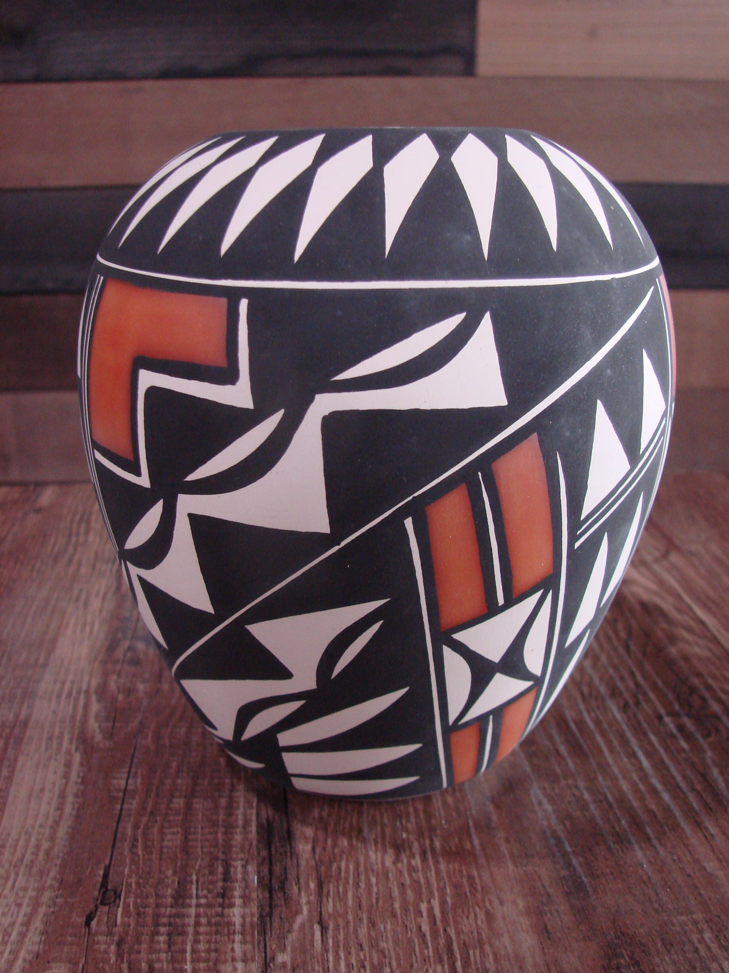 Native American Hand Painted Fine Line Acoma Pottery by Waconda