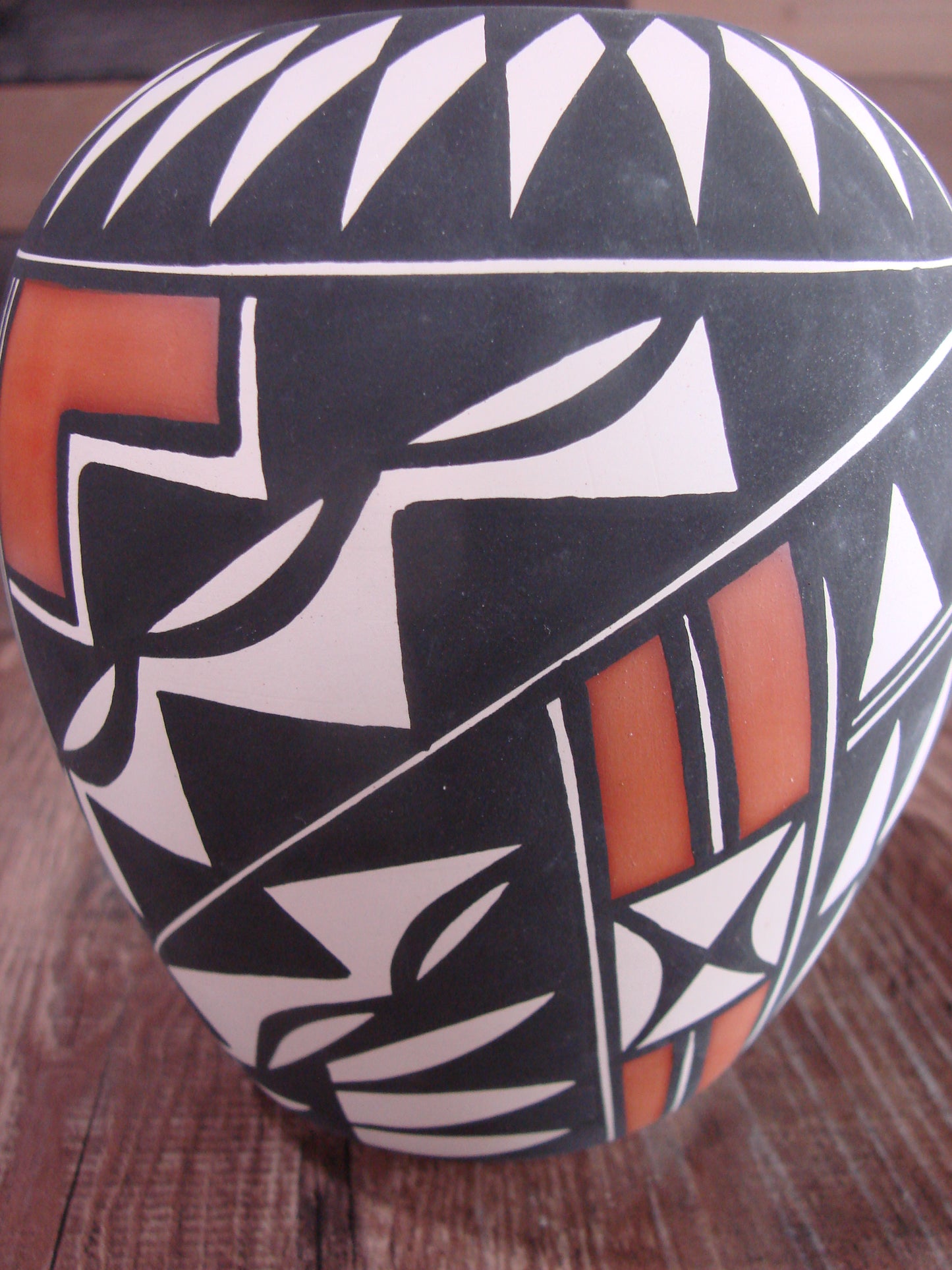 Native American Hand Painted Fine Line Acoma Pottery by Waconda