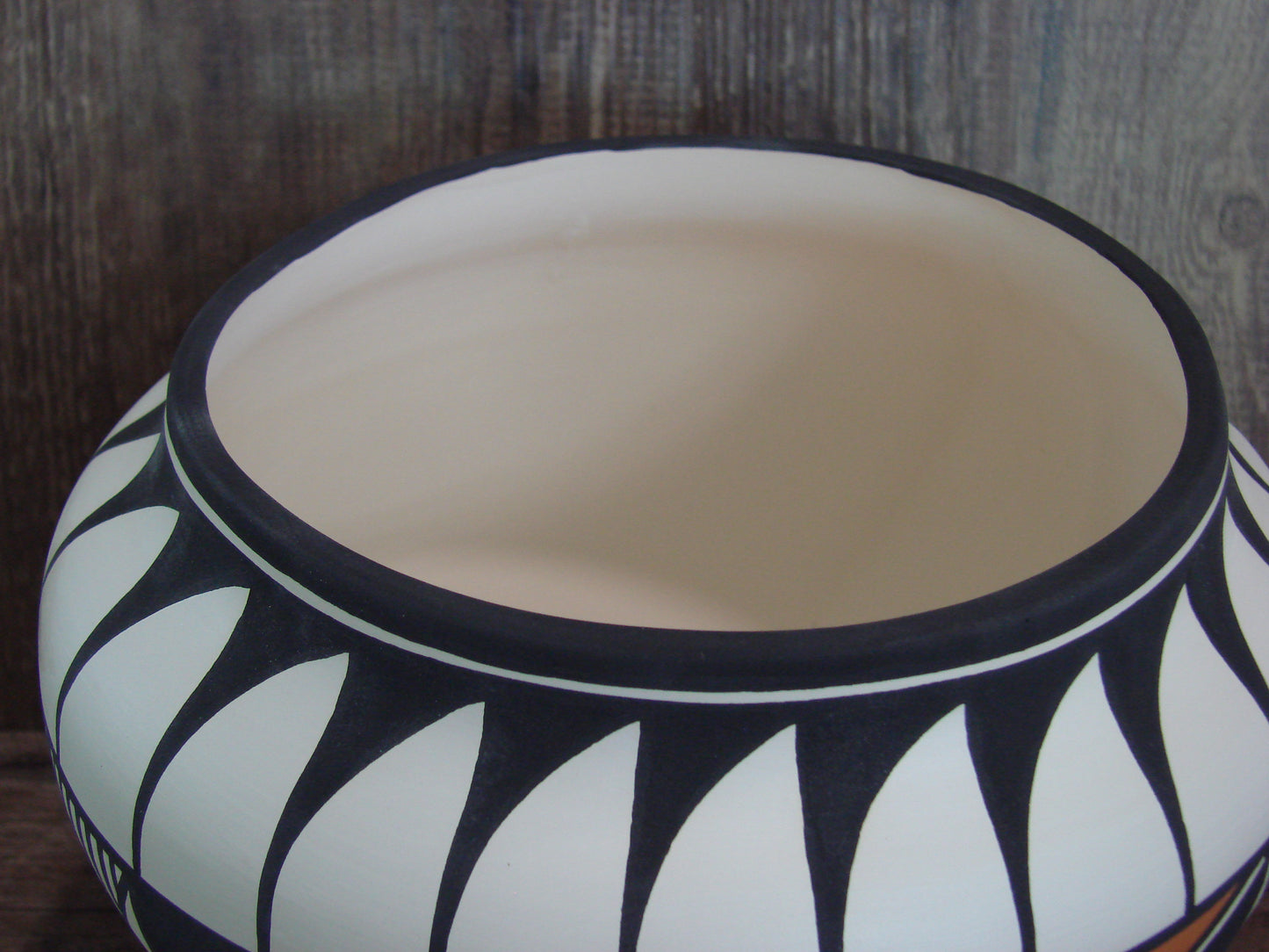 Acoma Pueblo Fine Line Hand Painted Pottery by Joe
