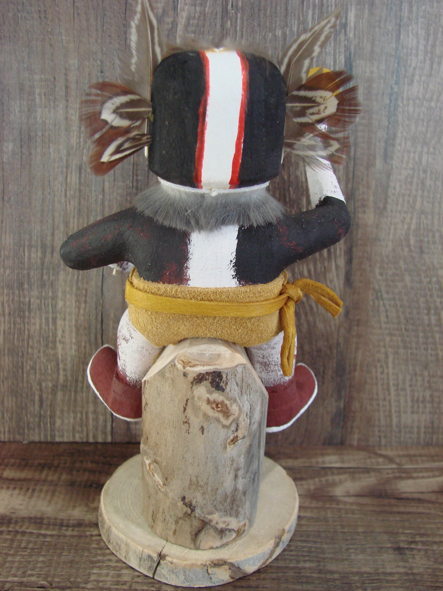 Native American Badger Kachina Dancer Signed Benally