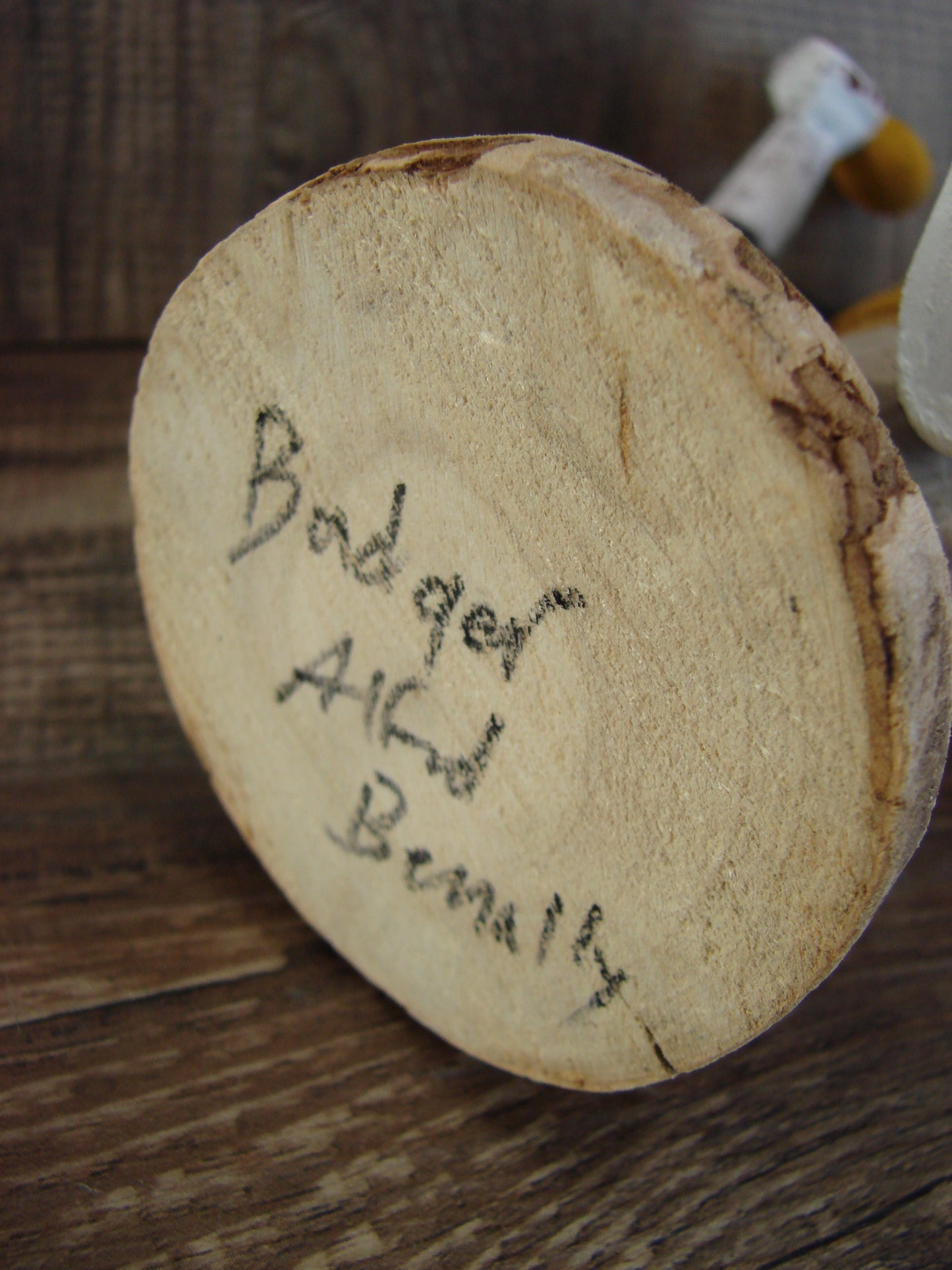 Native American Badger Kachina Dancer Signed Benally