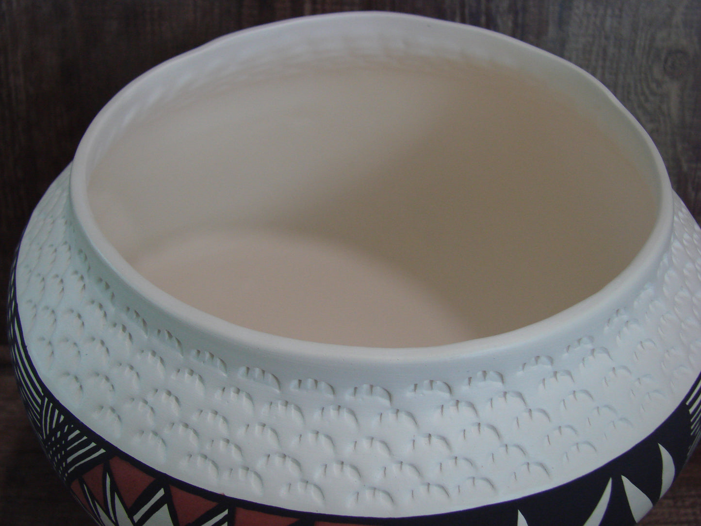 Acoma Pueblo Fine Line Hand Painted Pottery by Garcia