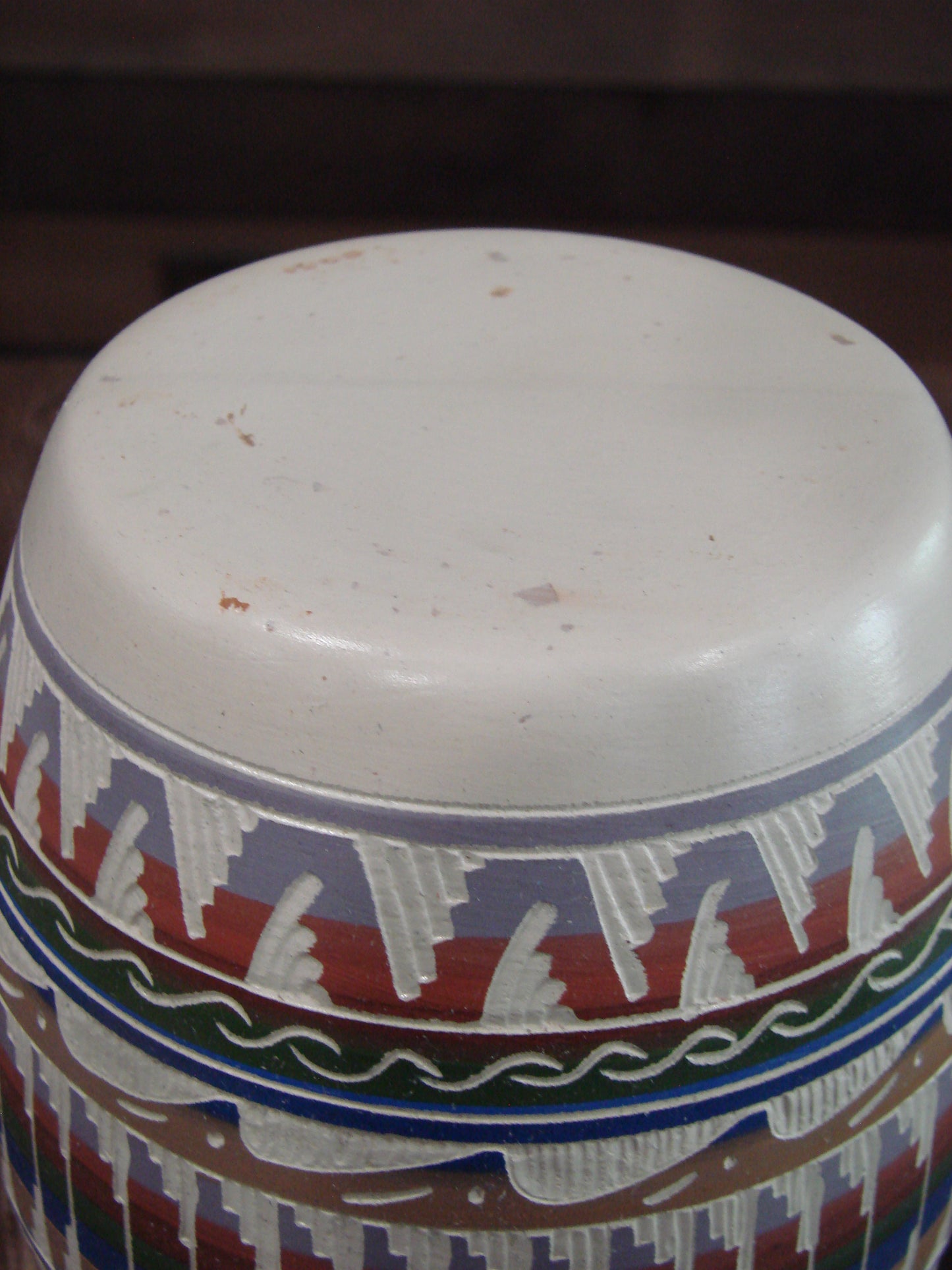 Native American Hand Etched & Hand Painted Pottery - Gilmore