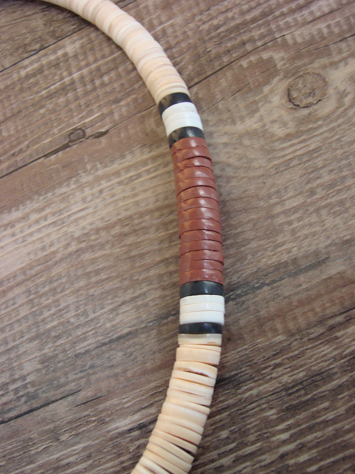 Native American 19" Santo Domingo Multi Stone Heishi Necklace - Crespin