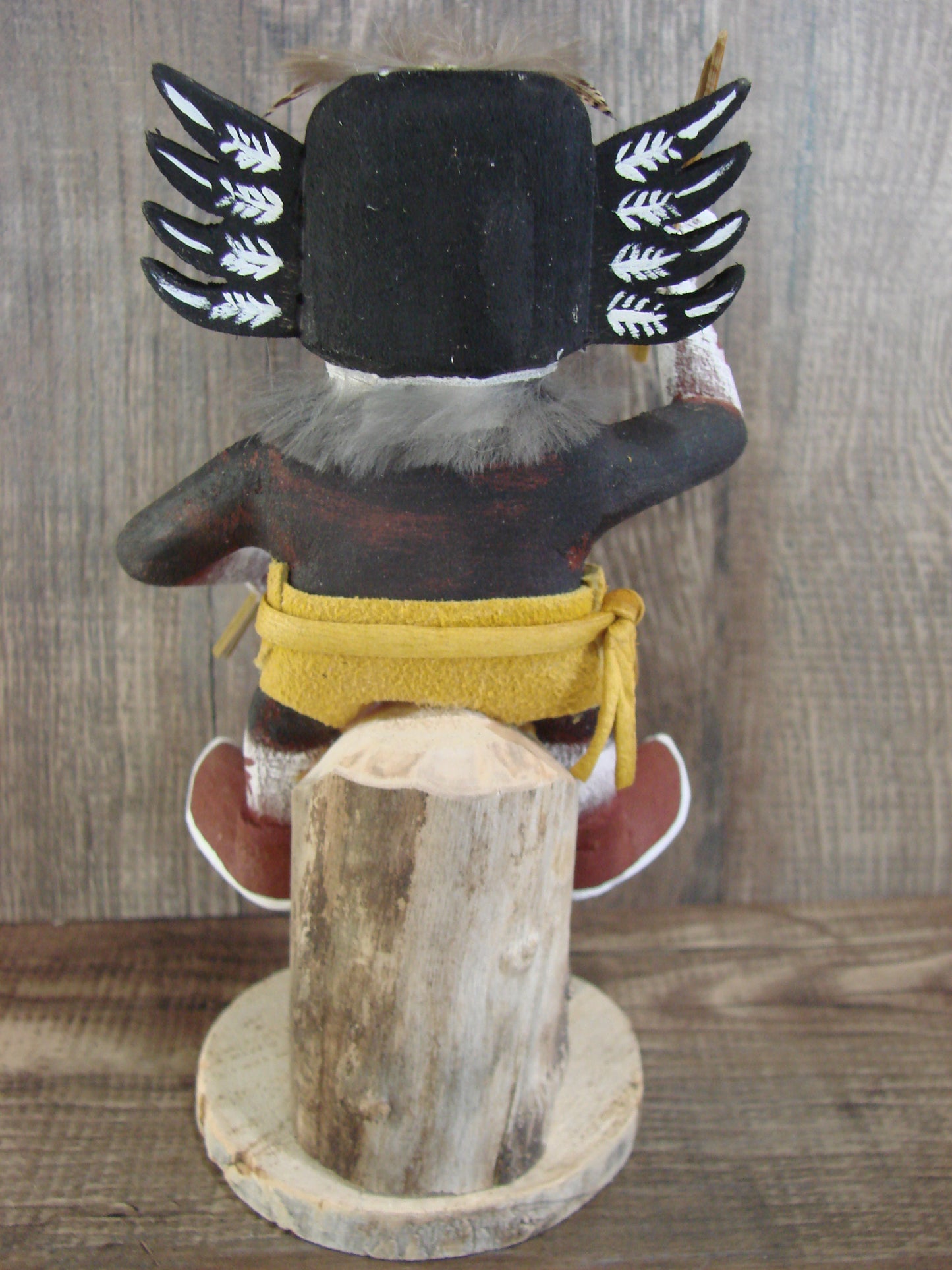 Native American Crow Kachina Dancer Signed Benally
