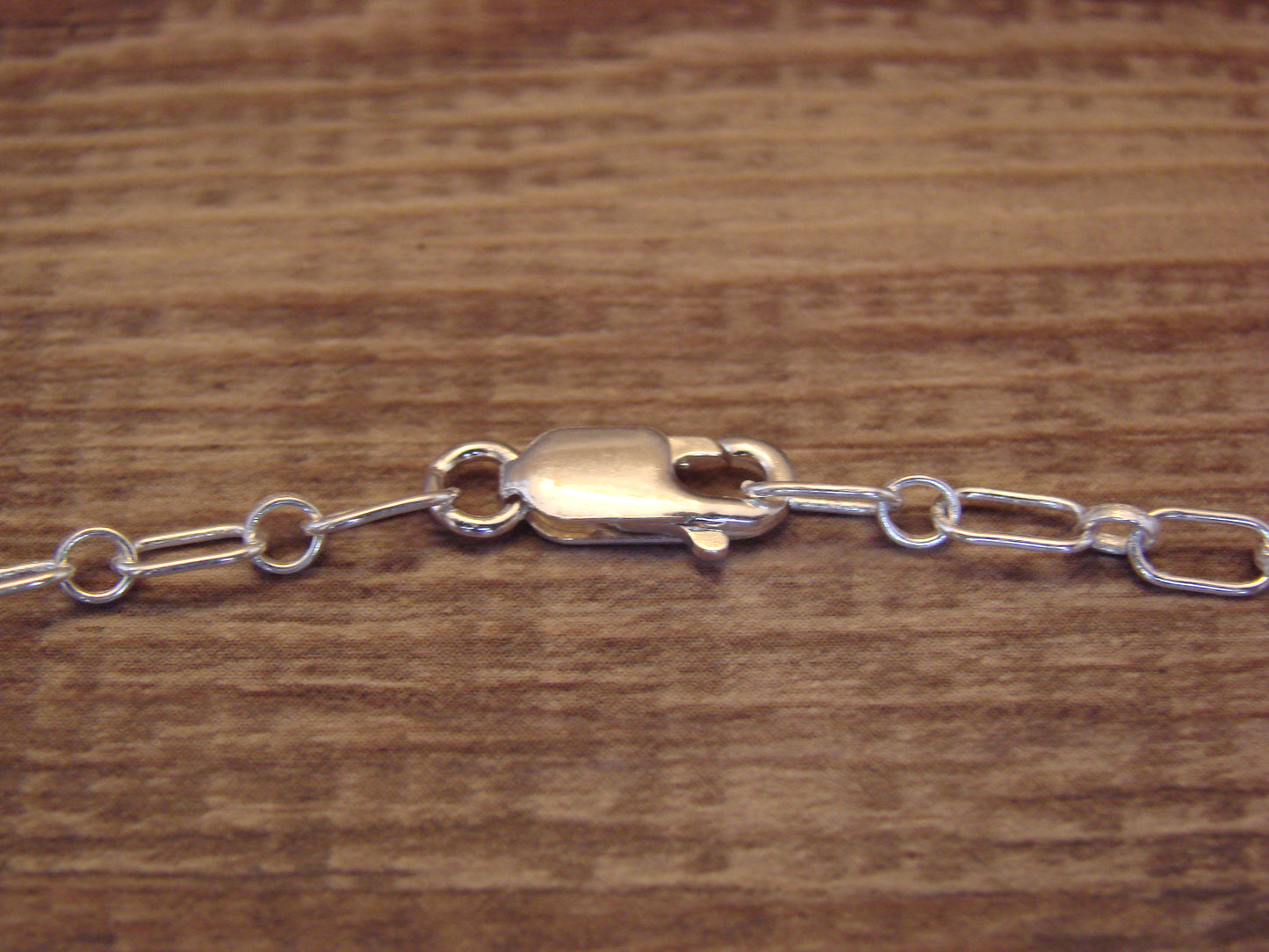 21" Native American Sterling Silver Star Chain Necklace by Lewis