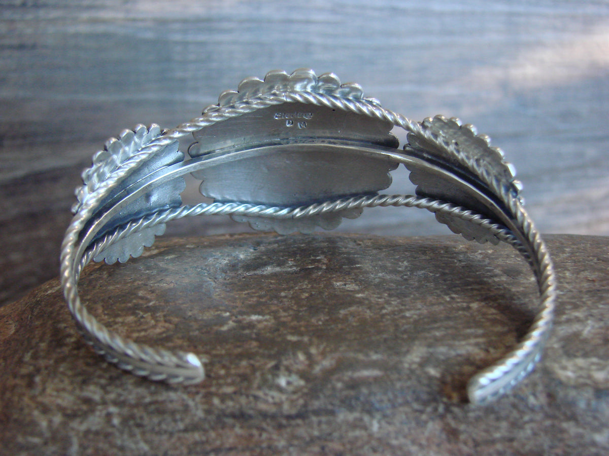Native American Sterling Silver Concho Bracelet - Morgan