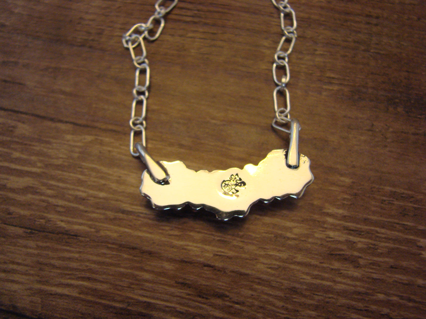 21" Native American Sterling Silver Star Chain Necklace by Lewis