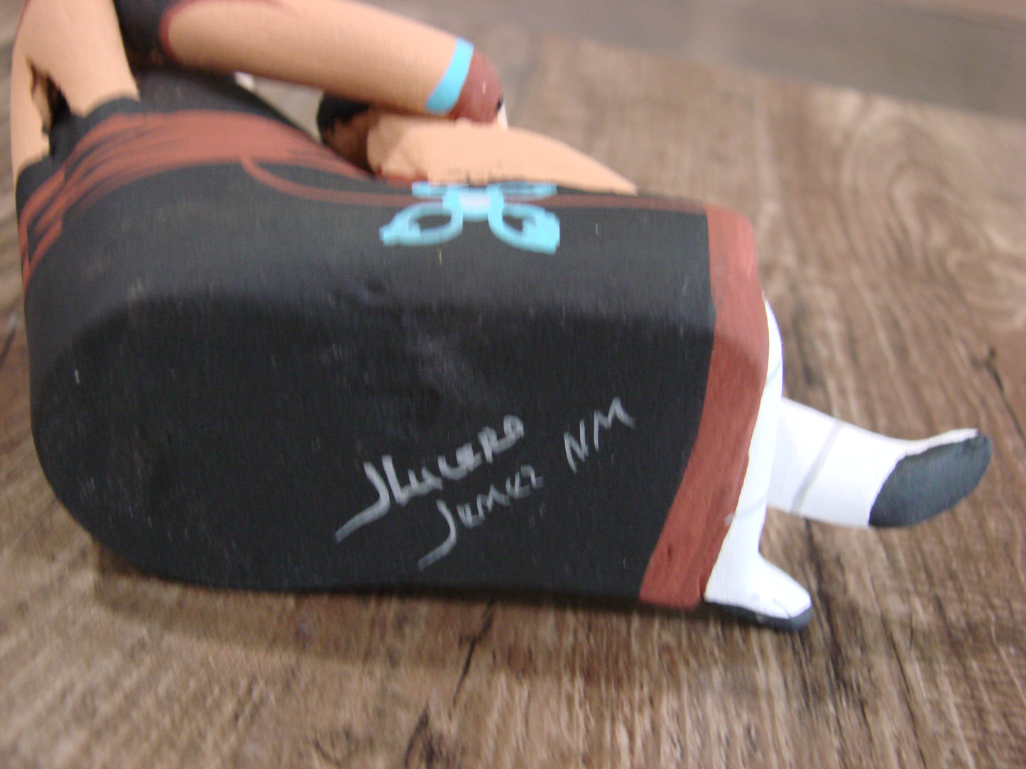 Native American Jemez Handmade Clay Storyteller by Lucero