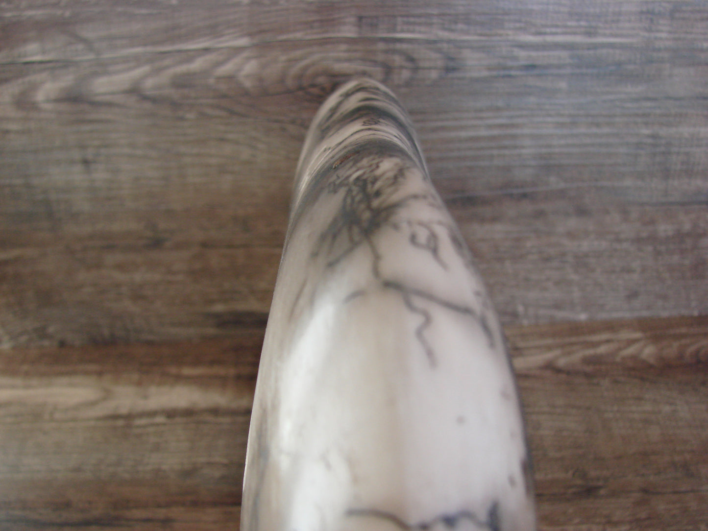 Native American Pottery Horse Hair Buffalo Sculpture by Yellow Corn