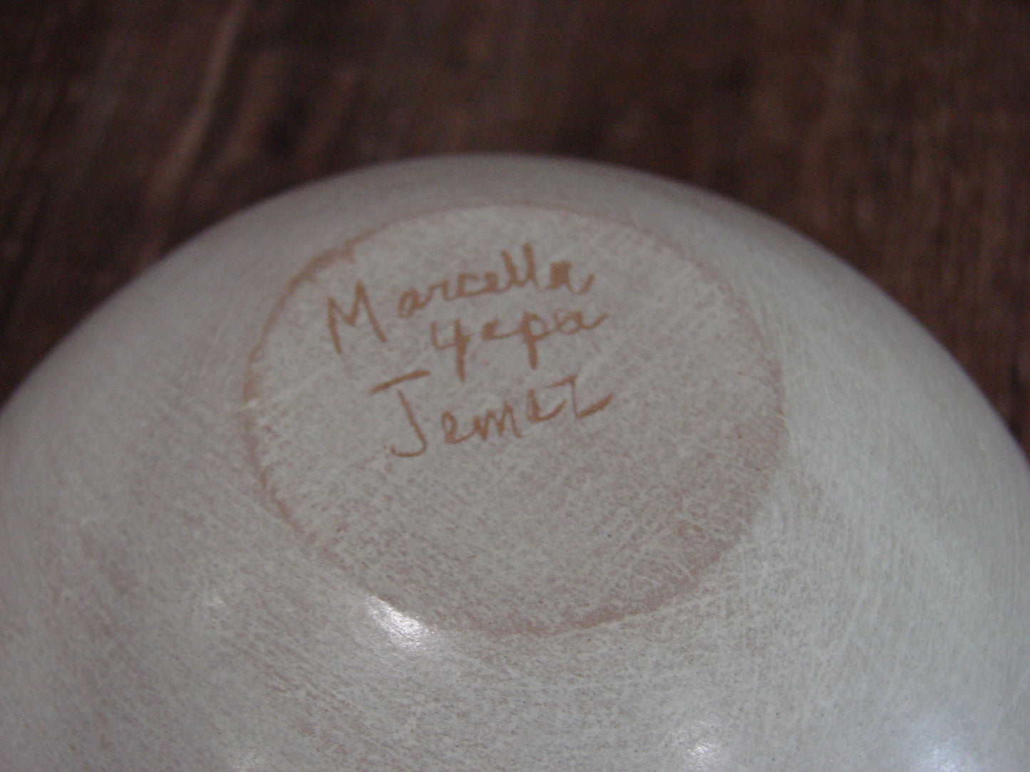 Native American Jemez Clay Hand Coiled Seed Pottery Signed Yepa