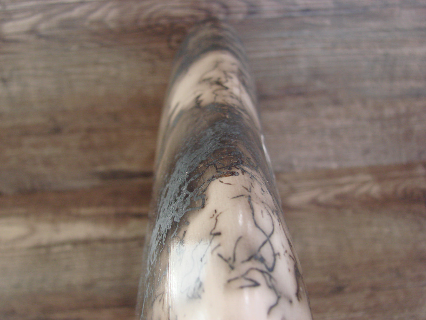 Native American Pottery Horse Hair Buffalo Sculpture by Yellow Corn