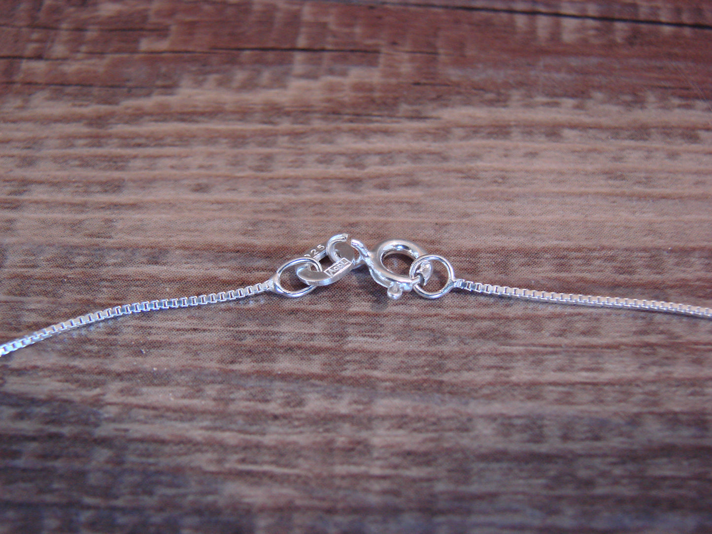Native American Sterling Silver & Pink Heart Mama Necklace Signed Yazzie