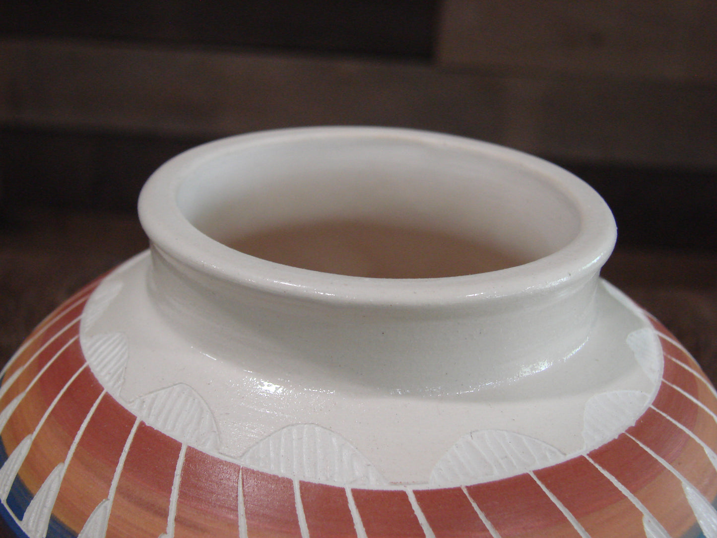 Native American Hand Etched & Hand Painted Pottery - Gilmore
