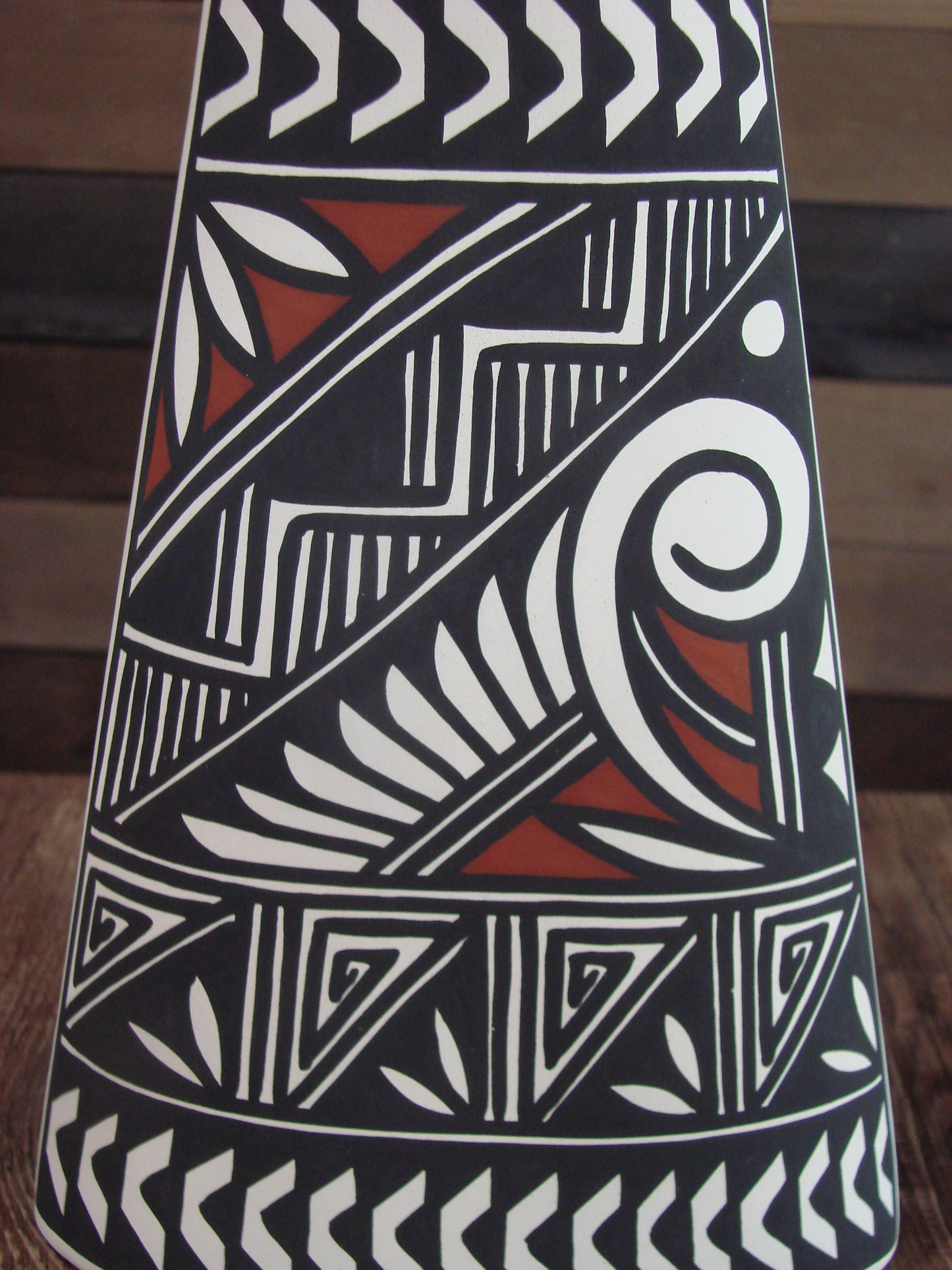 Native American Acoma Fine Line Hand Painted Pottery by Aragon