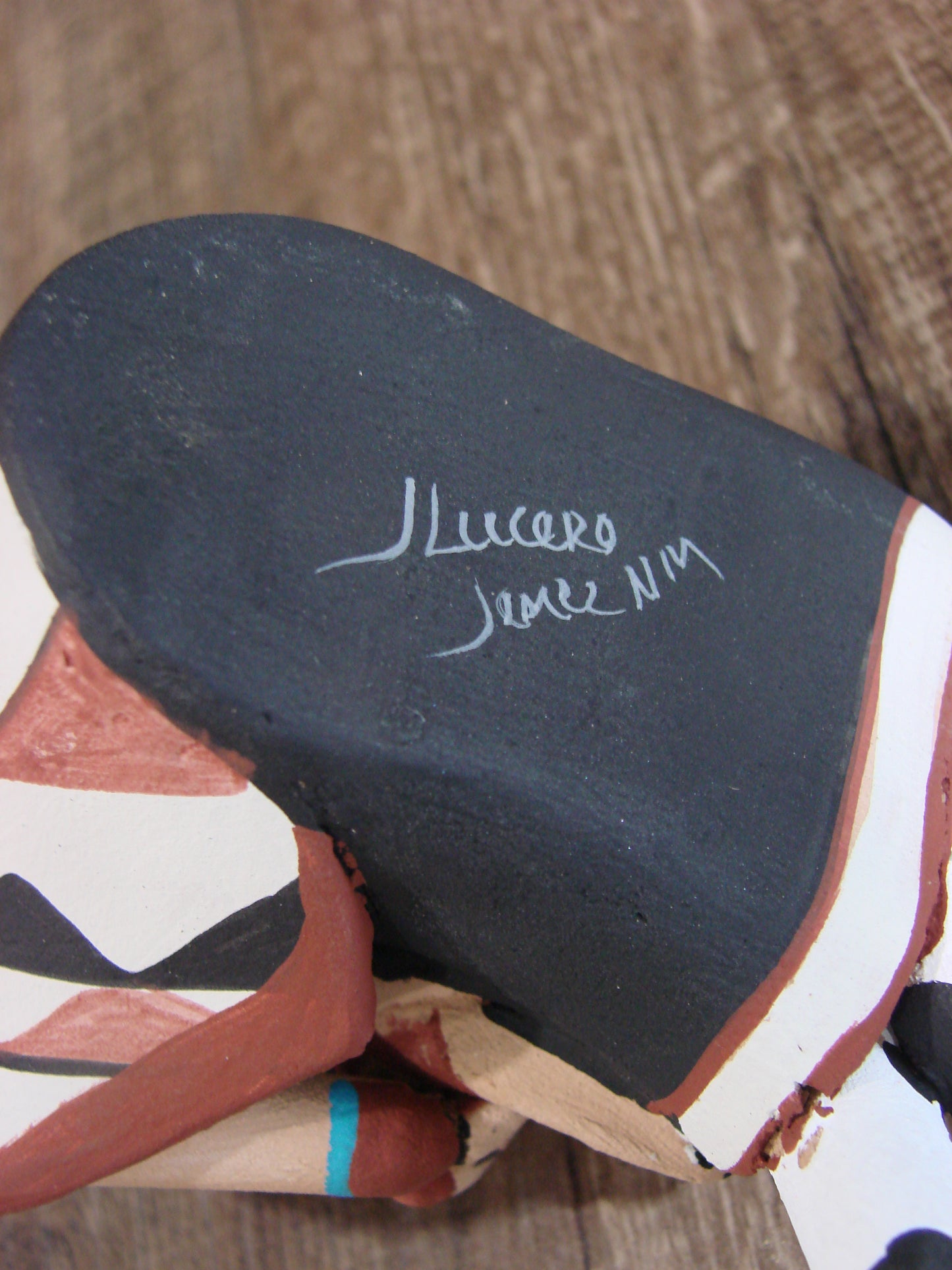 Native American Jemez Handmade Clay Storyteller by Lucero
