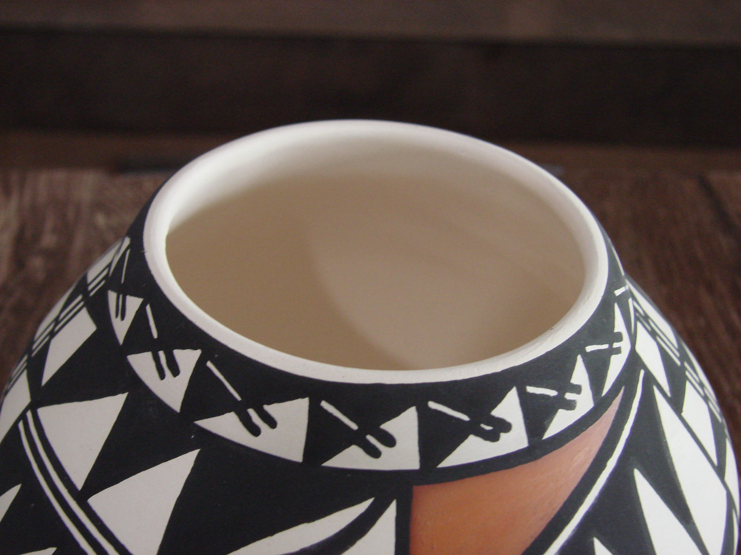 Native American Hand Painted Fine Line Acoma Pottery by Estevan