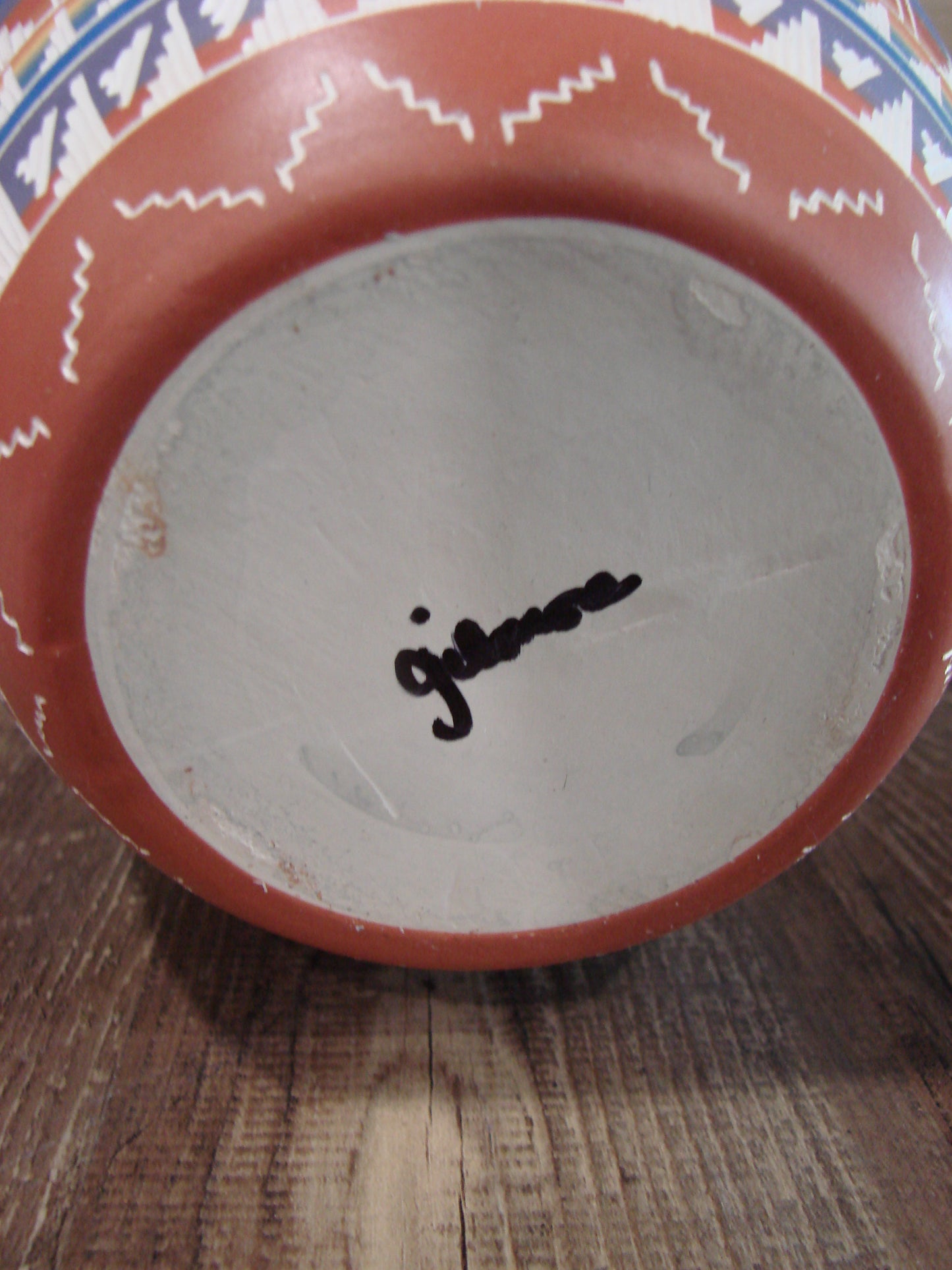 Native American Hand Etched & Hand Painted Pottery - Gilmore