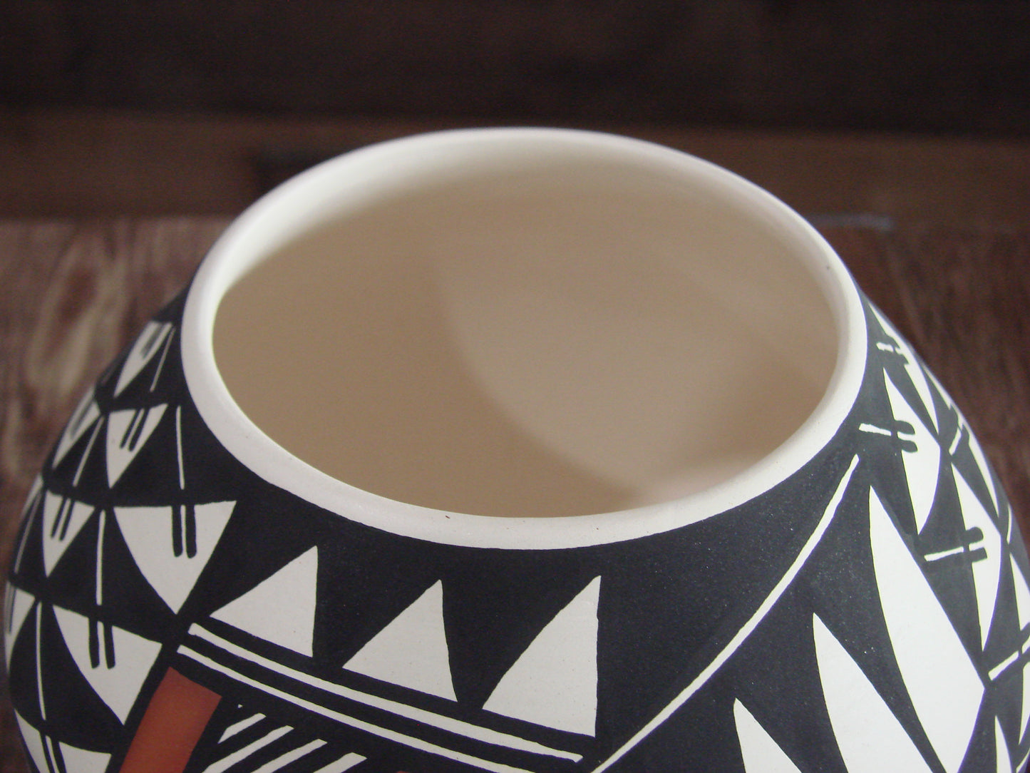 Native American Hand Painted Fine Line Acoma Pottery by Estevan