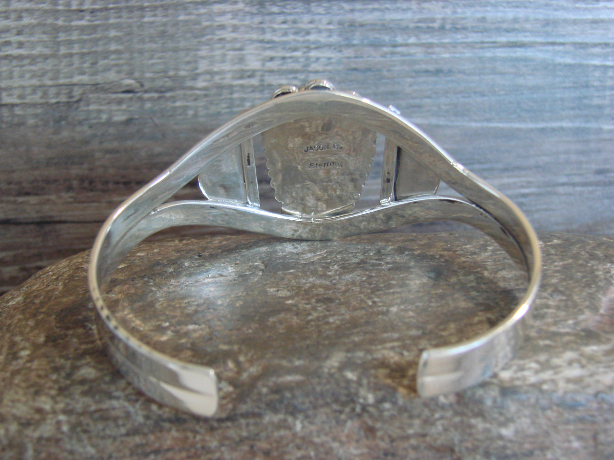 Native American Sterling Silver & Turquoise Bracelet by Bahe