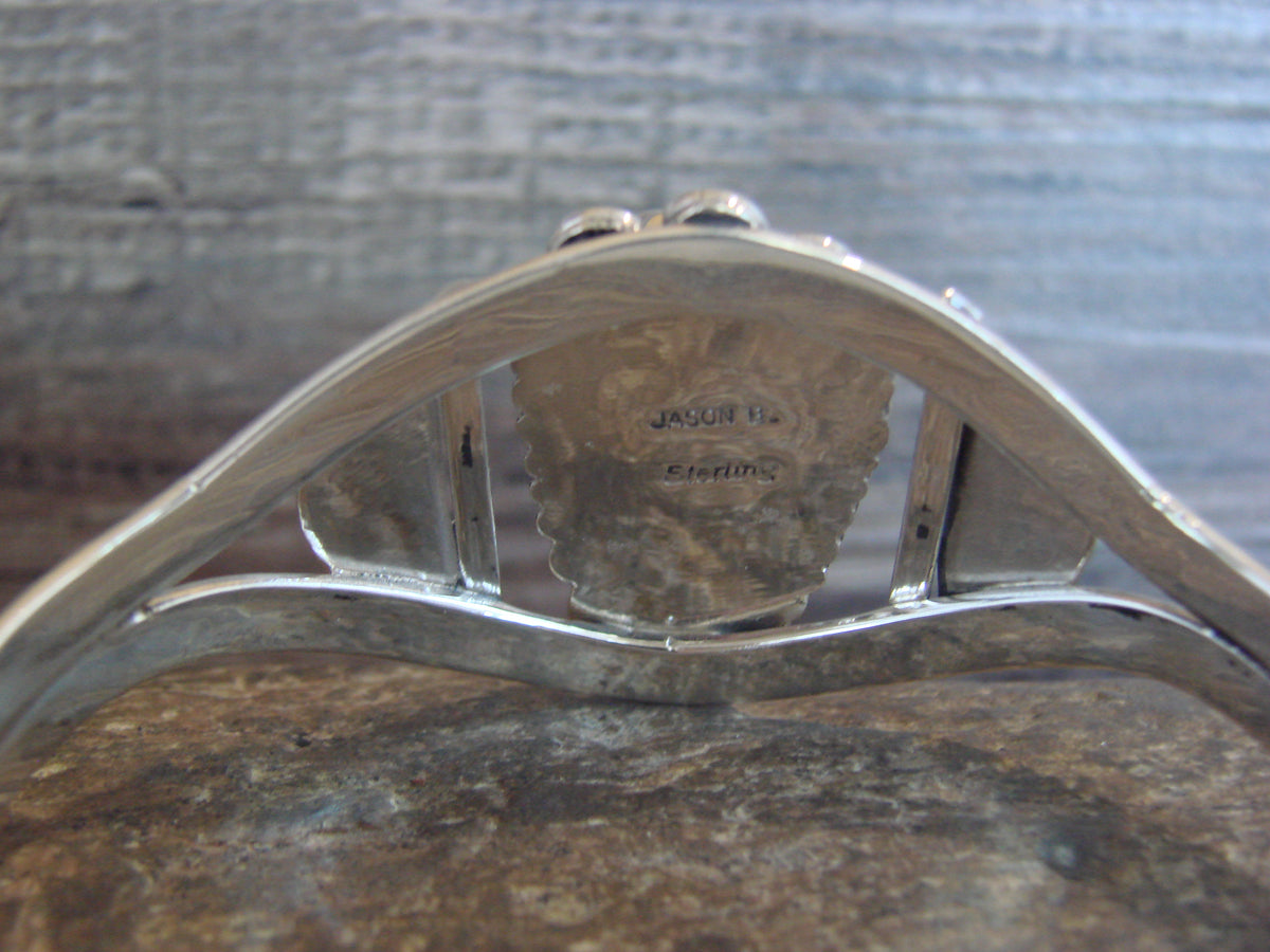 Native American Sterling Silver & Turquoise Bracelet by Bahe