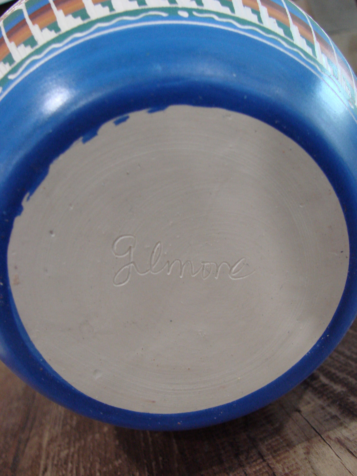 Native American Hand Etched & Hand Painted Pottery - Gilmore