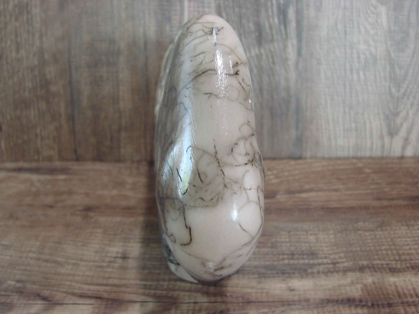 Navajo Pottery Horse Hair Buffalo Sculpture by Vail