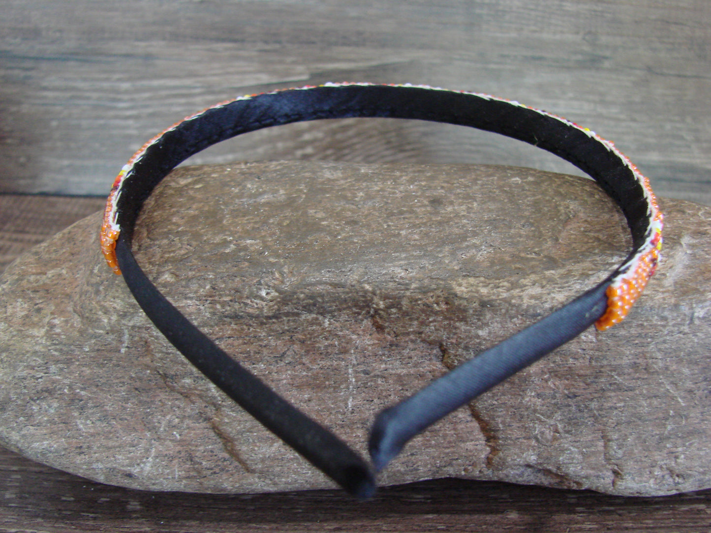 Navajo Indian Hand Beaded Head Band by Cleveland