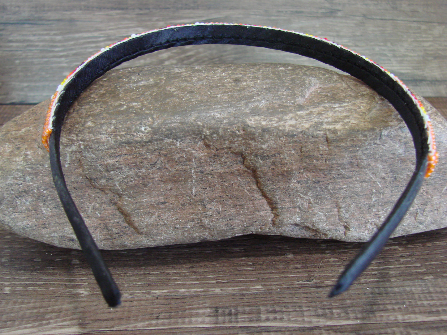 Navajo Indian Hand Beaded 3/8" Head Band by Cleveland