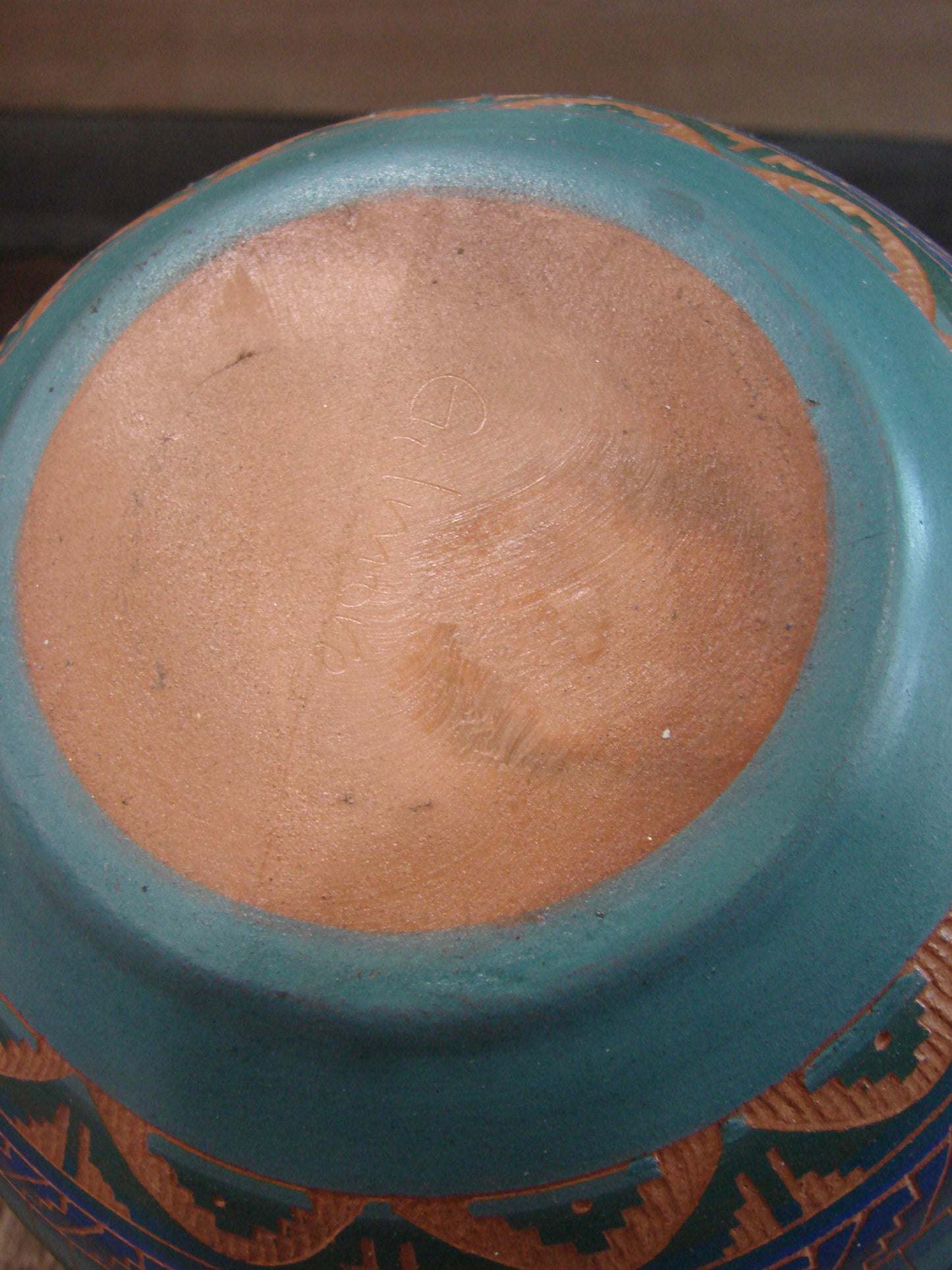 Native American Hand Etched & Hand Painted Pottery - Gilmore