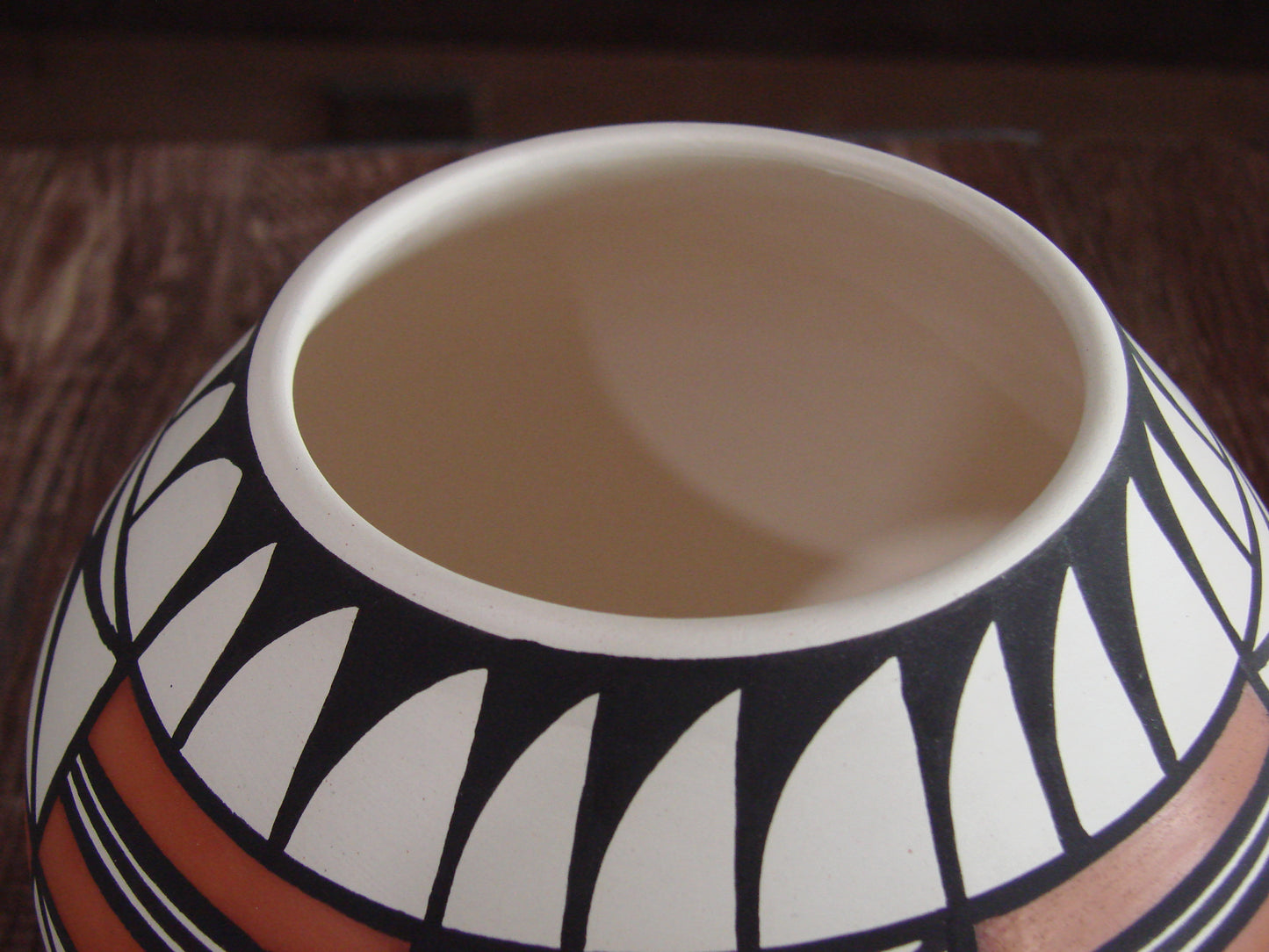Native American Hand Painted Fine Line Acoma Pottery by Estevan