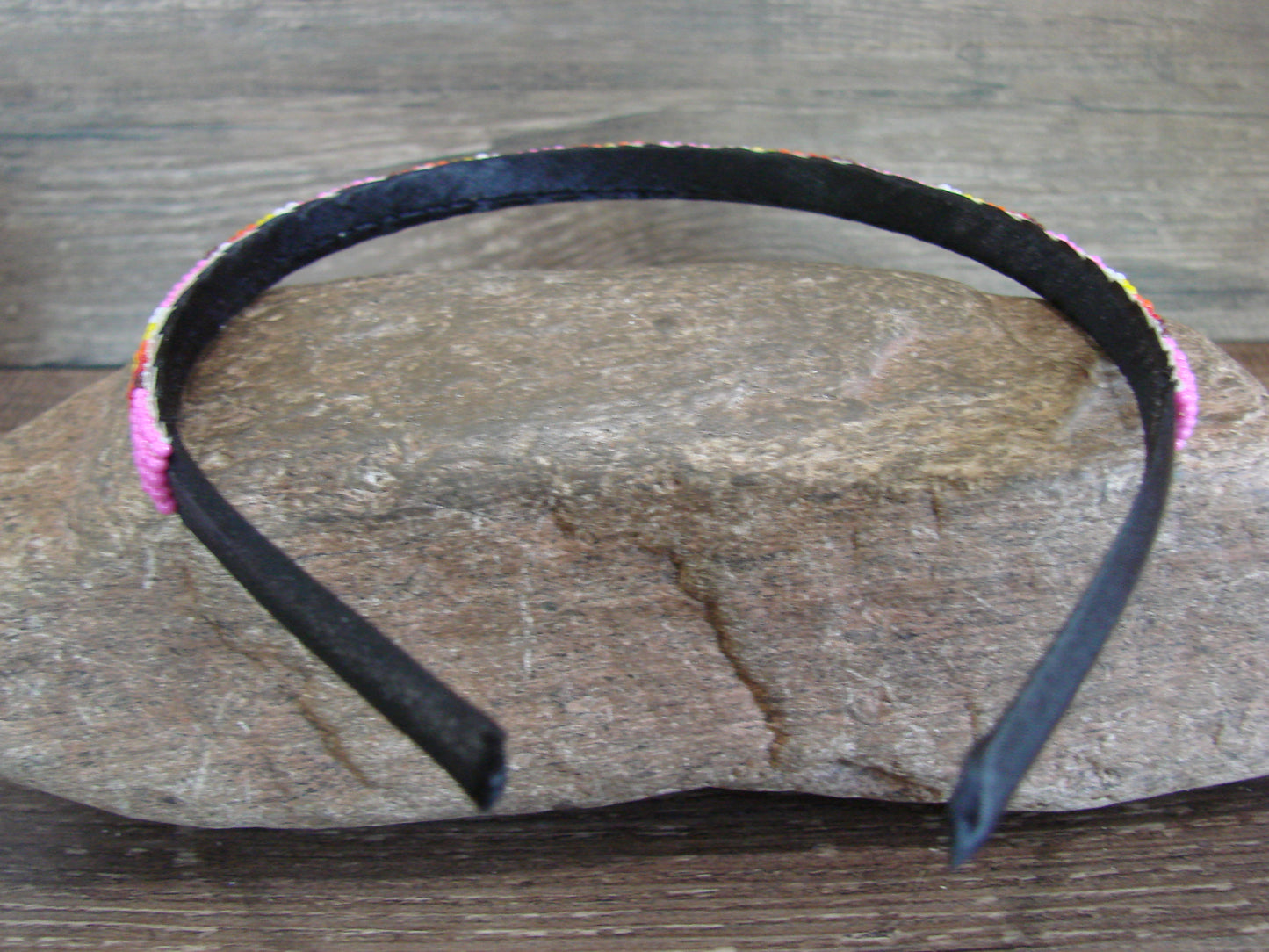 Navajo Indian Hand Beaded 3/8" Head Band by Cleveland