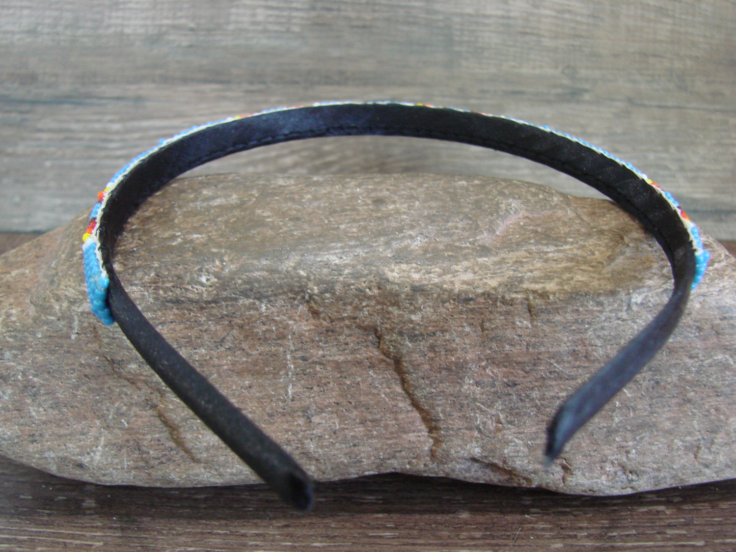 Navajo Indian Hand Beaded 3/8" Head Band by Cleveland