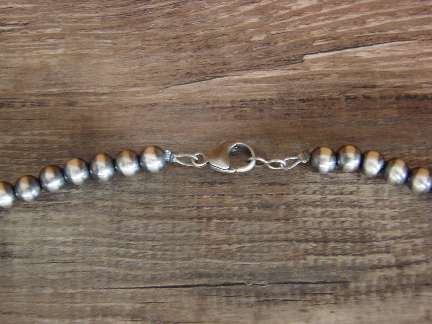 Native American Sterling Silver & White Buffalo Turquoise Squash Blossom Set by Kee-J