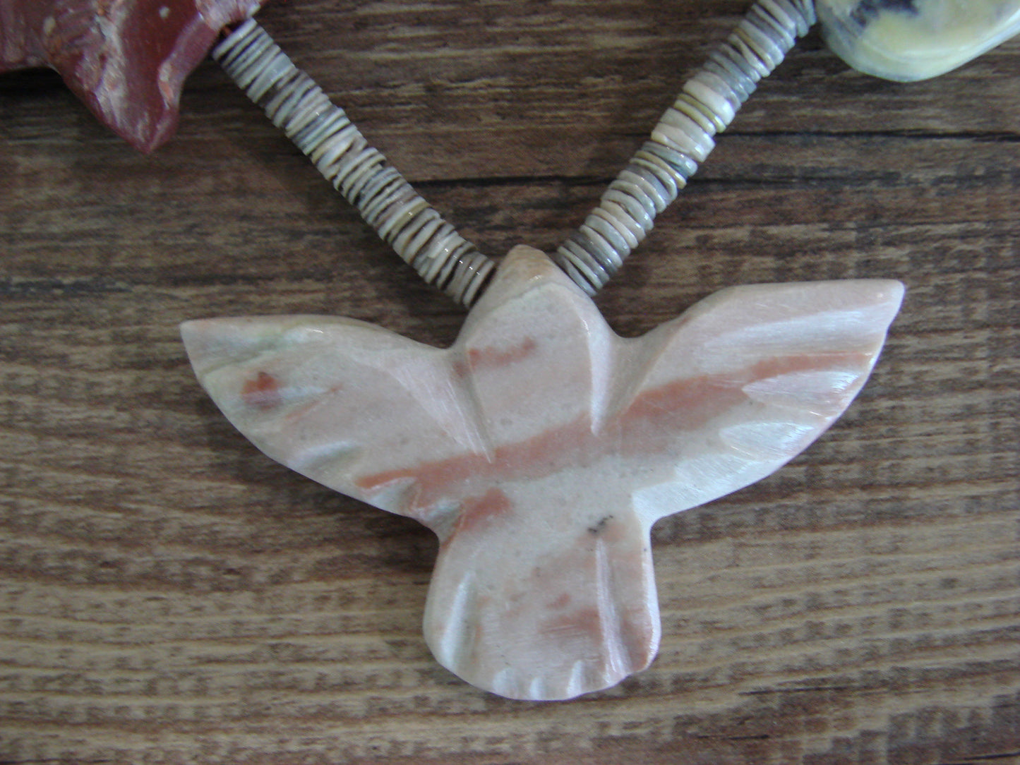 Hand Carved 28" Multi Stone Fetish Necklace by Matt Mitchell