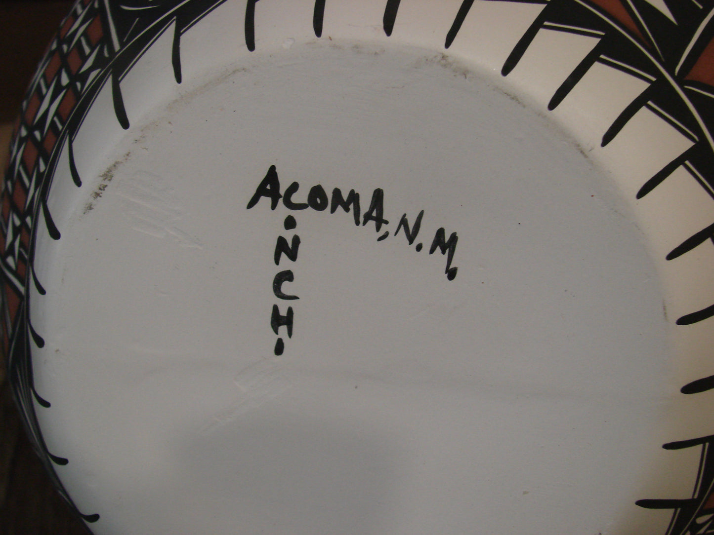 Large Native American Hand Painted Wedding Vase Pottery by Concho