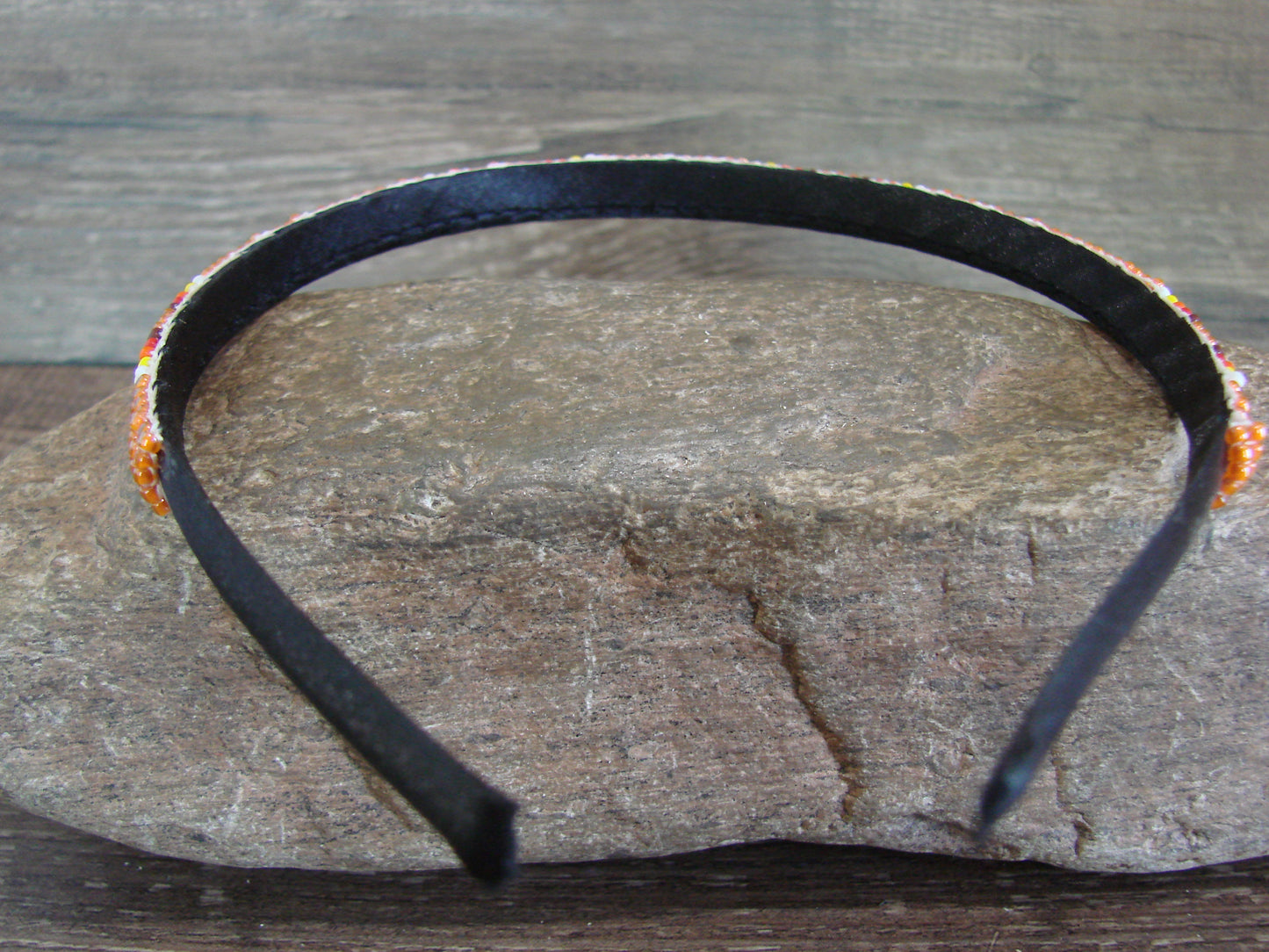 Navajo Indian Hand Beaded 3/8" Head Band by Cleveland