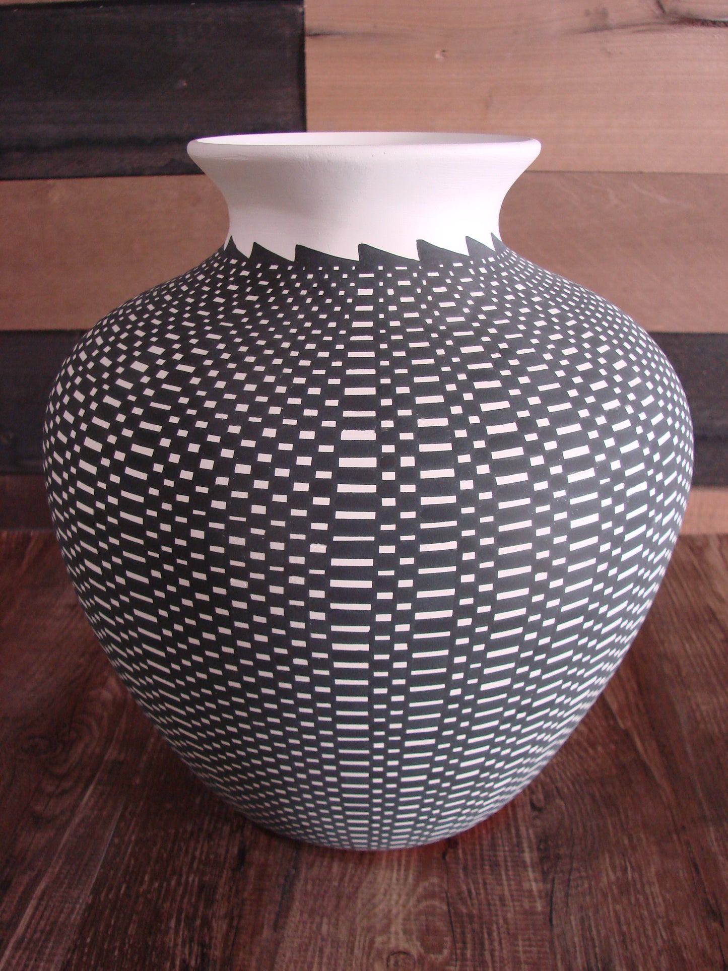 Acoma Pueblo Fine Line Hand Coiled & Hand Painted Pottery by M.C. Antonio