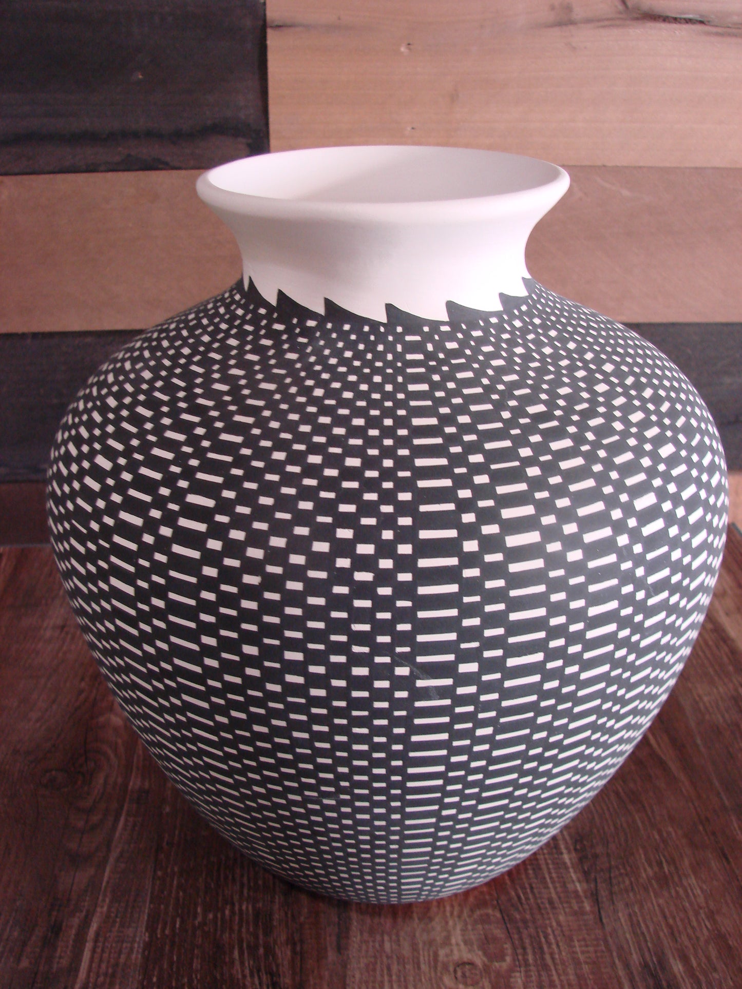 Acoma Pueblo Fine Line Hand Coiled & Hand Painted Pottery by M.C. Antonio