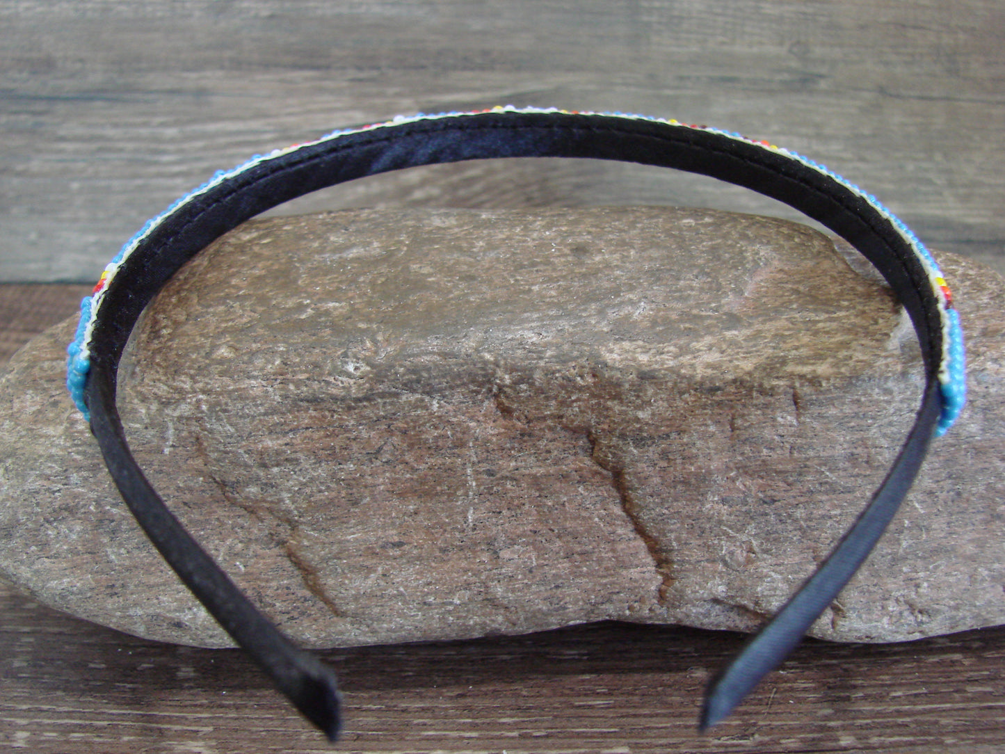 Navajo Indian Hand Beaded 3/8" Head Band by Cleveland