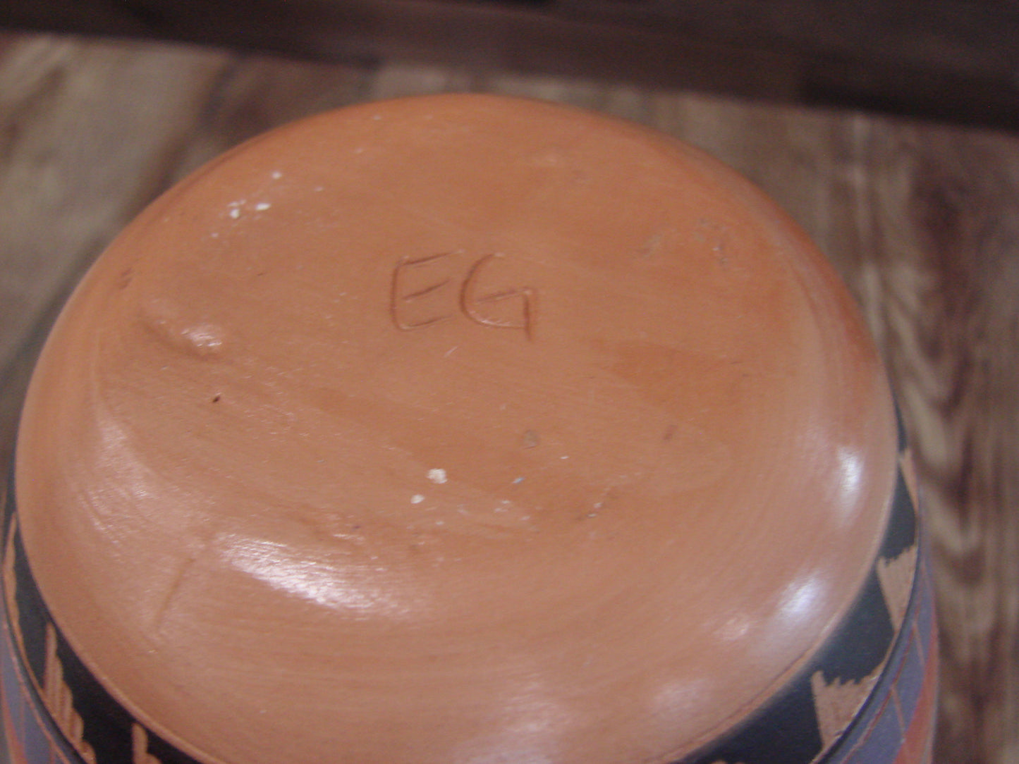 Native American Hand Etched & Hand Painted Pottery - Gilmore