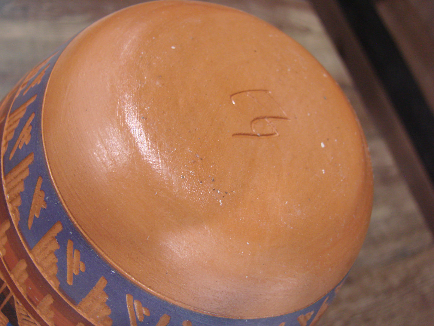 Native American Hand Etched & Hand Painted Pottery - Gilmore