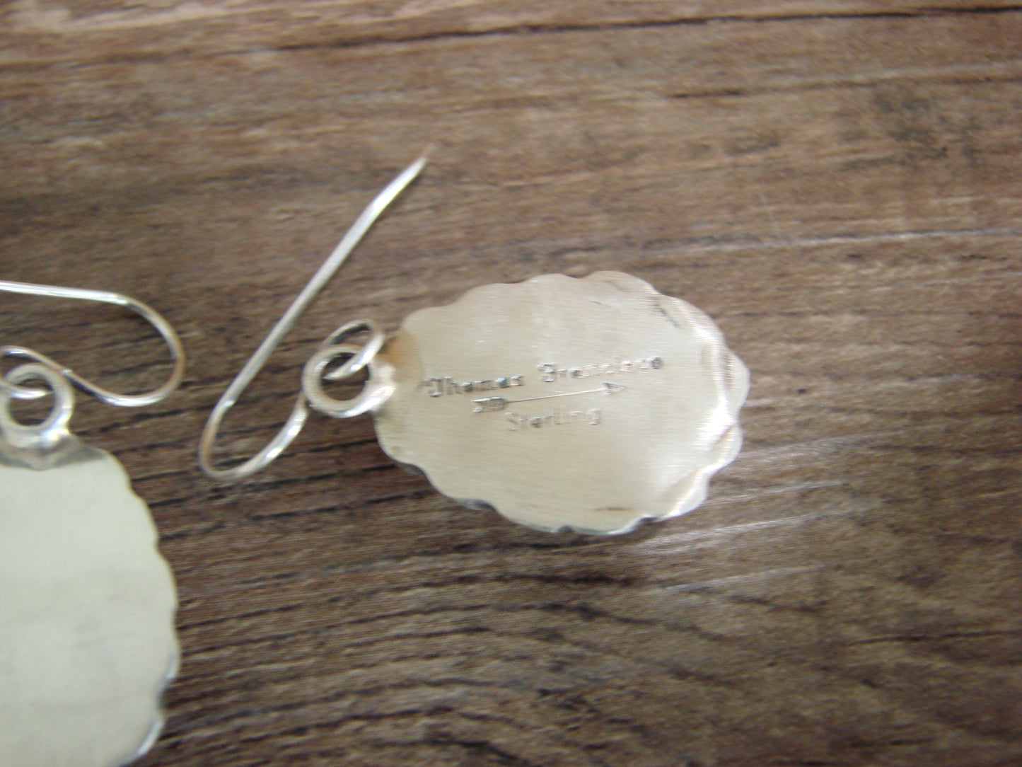 Native American Sterling Silver & White Buffalo Turquoise Squash Blossom Set by Francisco