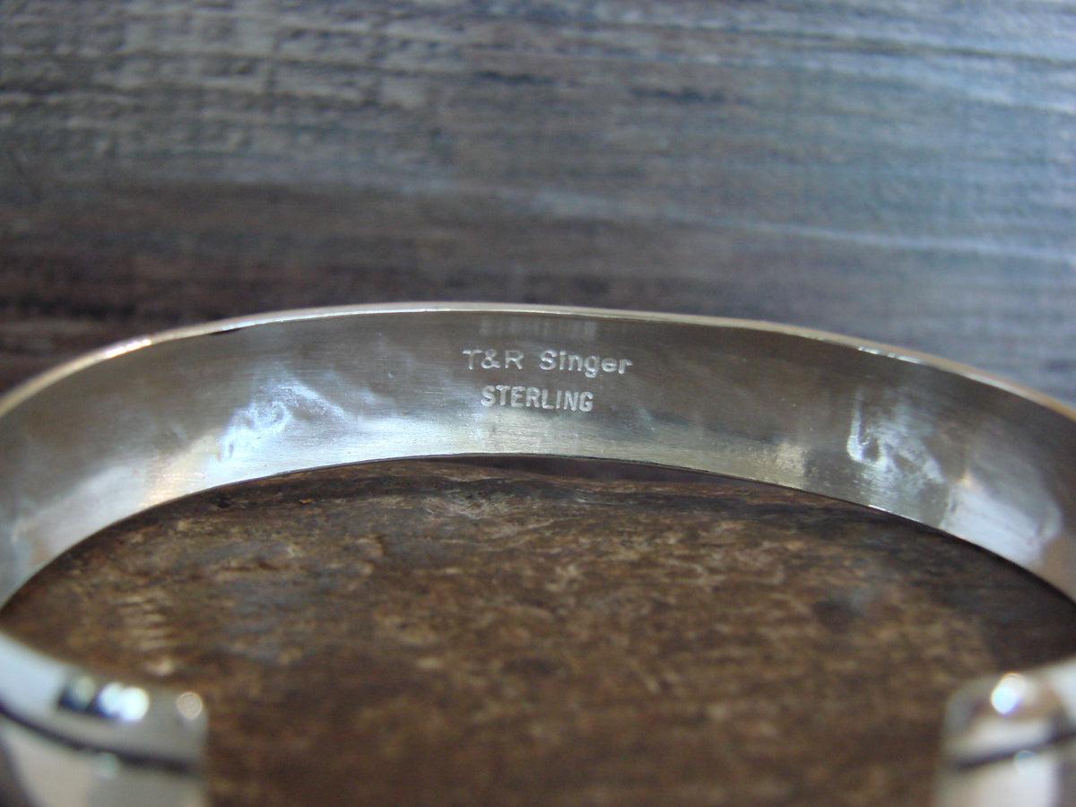 Native American Sterling Silver Petroglyph Bracelet by Singer