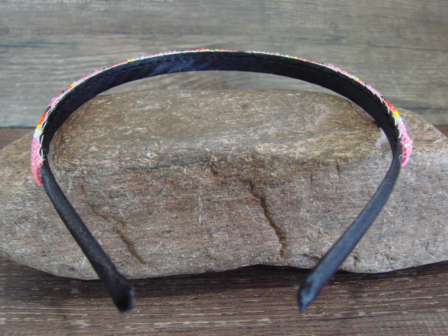 Navajo Indian Hand Beaded 3/8" Head Band by Cleveland