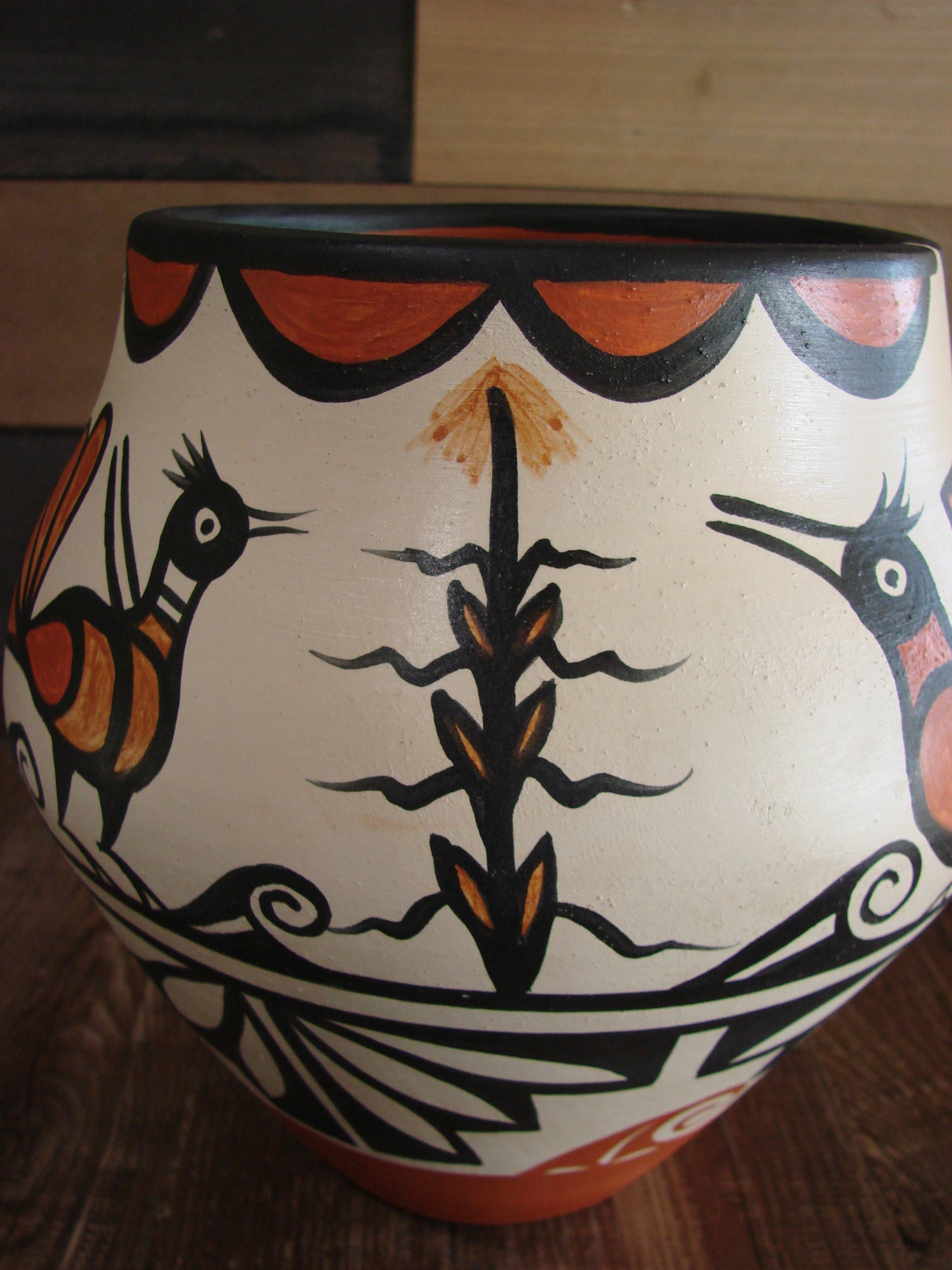 Santo Domingo Kewa Handmade Clay Pottery by Billy Veale