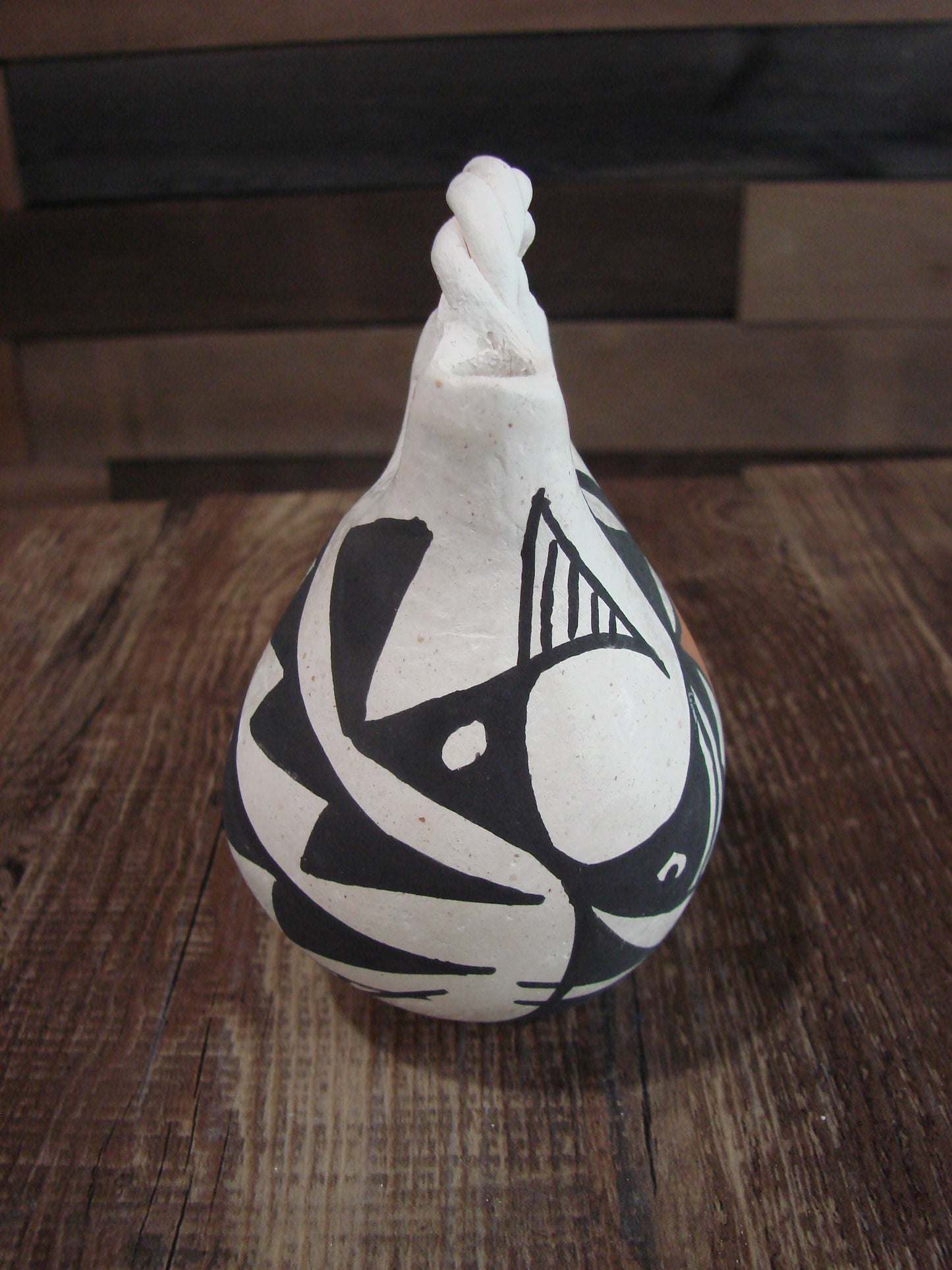 Native American Acoma Small Hand Made Wedding Vase - JL