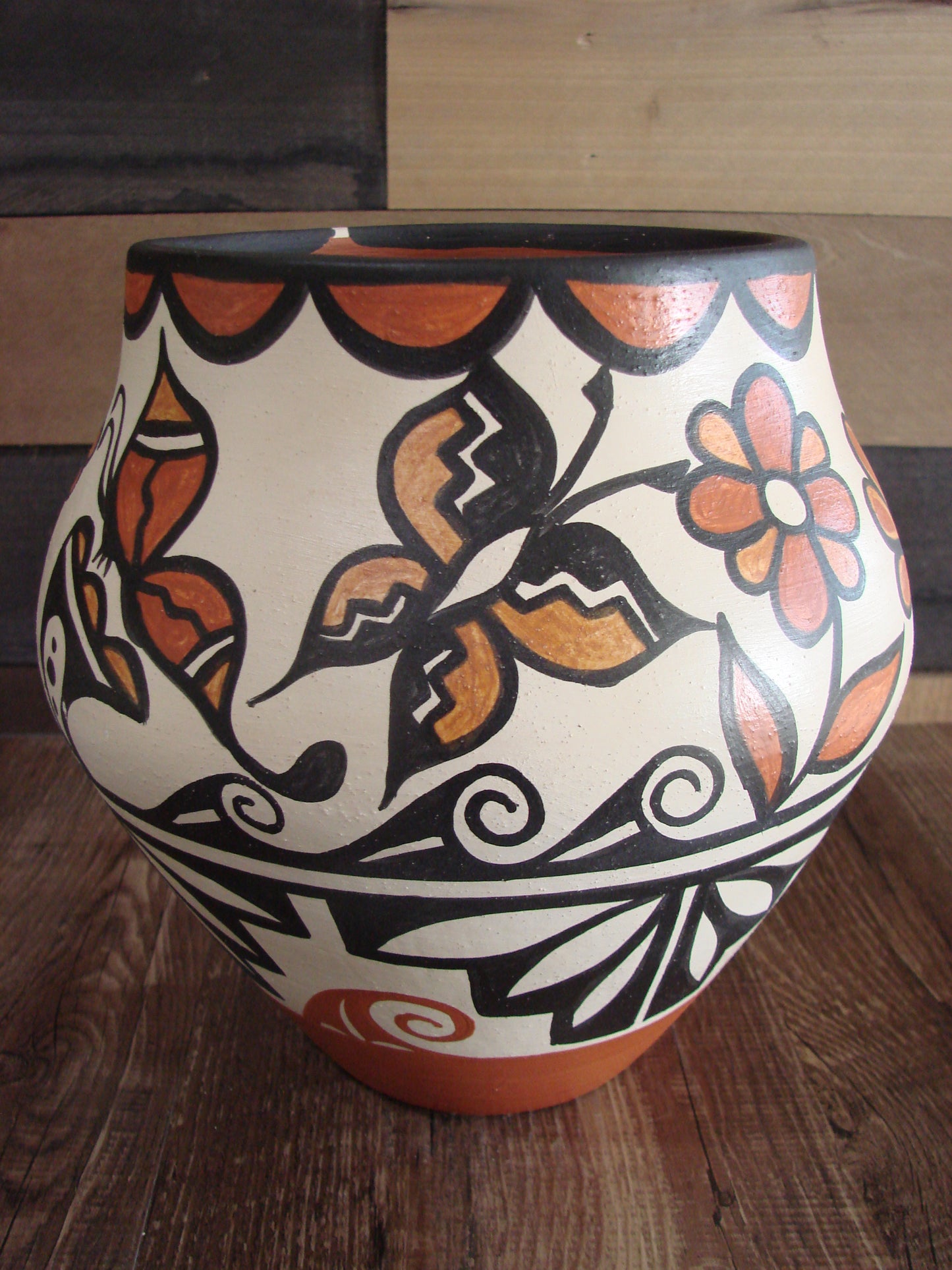 Santo Domingo Kewa Handmade Clay Pottery by Billy Veale